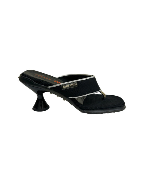 Miu Miu Size 36.5 1999 Runway Bubble Sole Heels