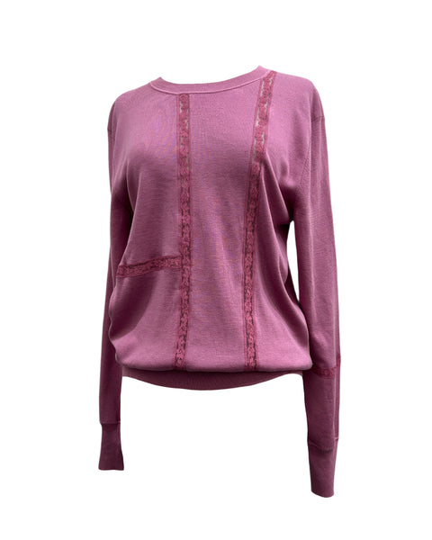 Chloe Insertion Lace Sweater