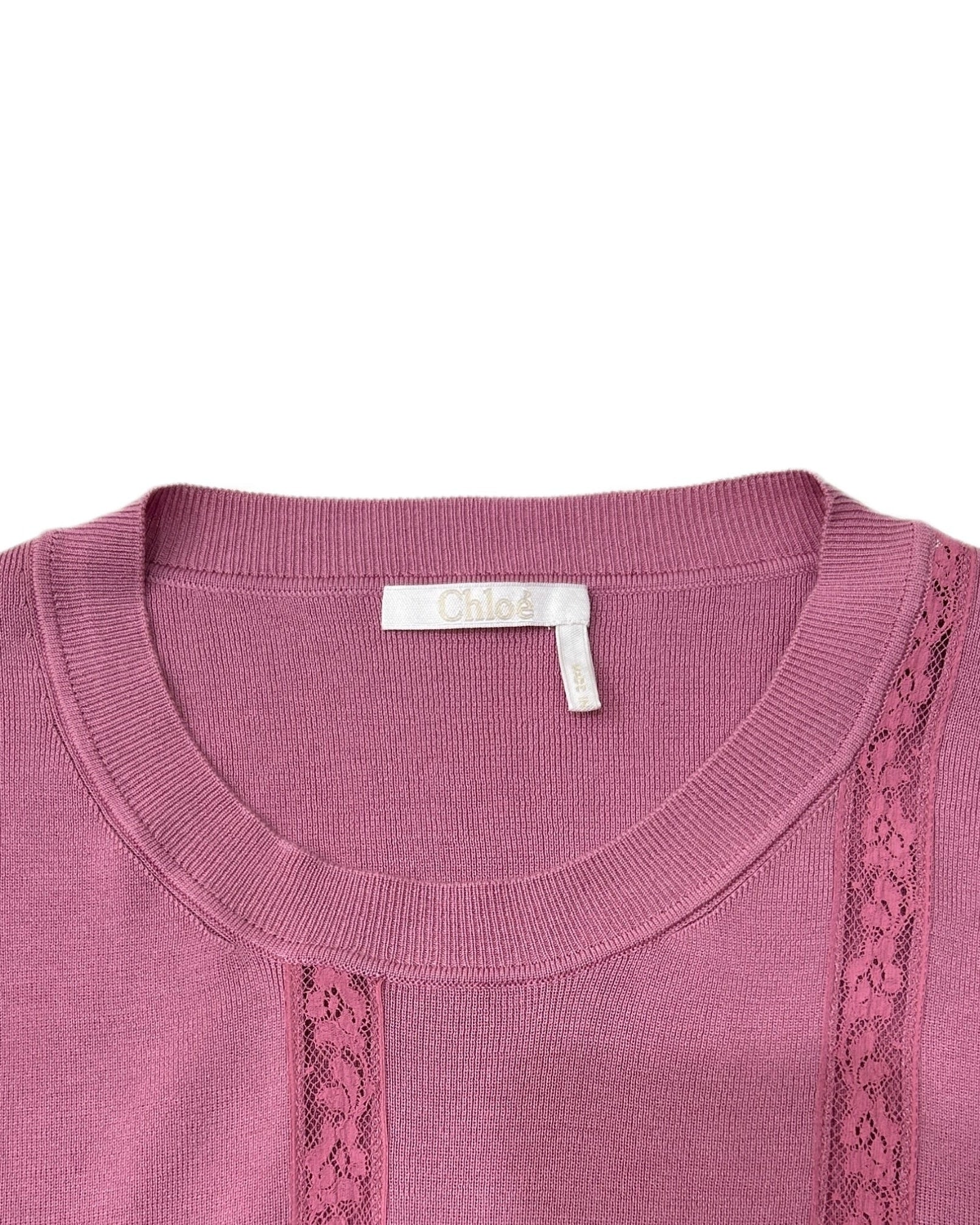 Chloe Insertion Lace Sweater