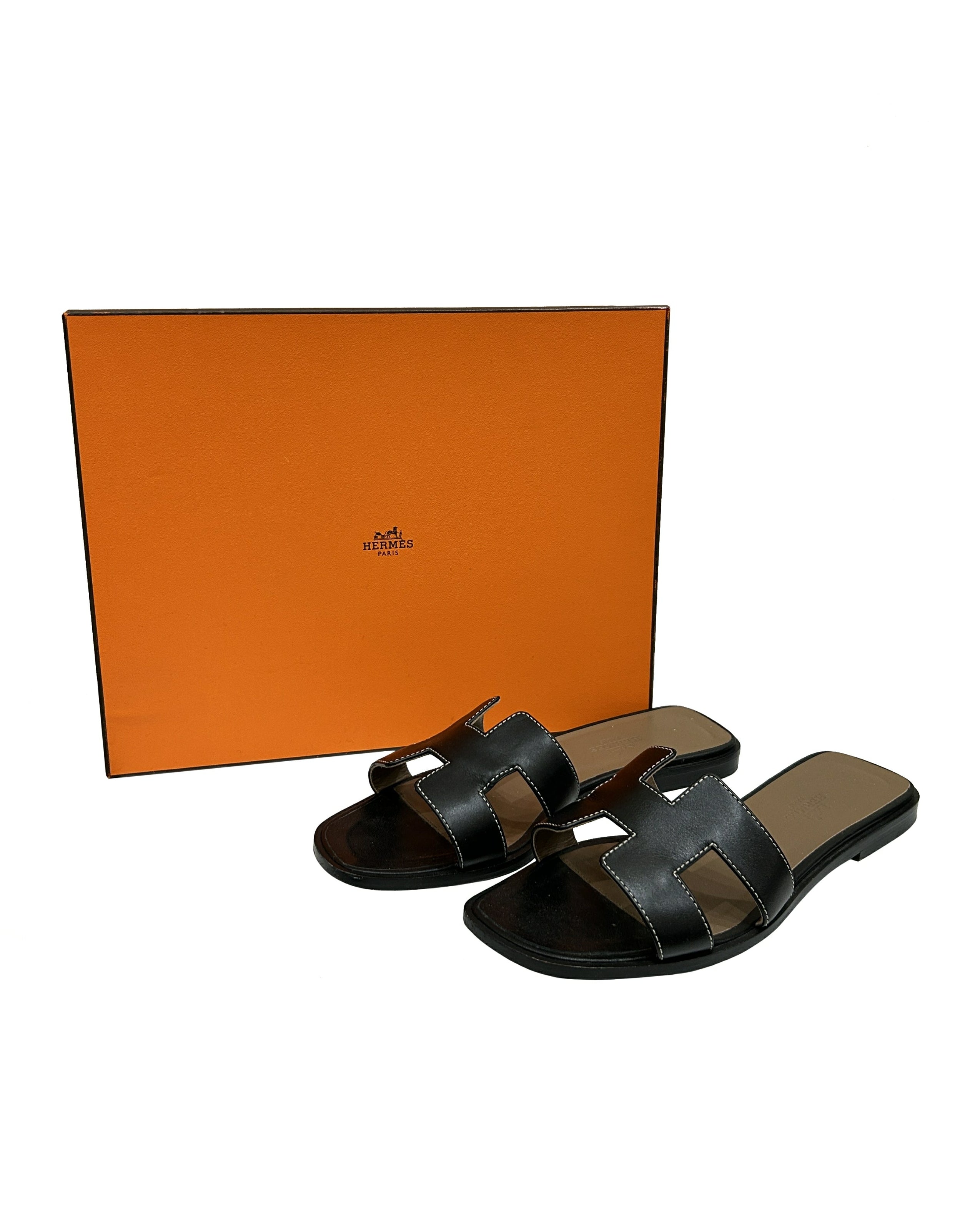 Hermes Size 36 Oran Sandals