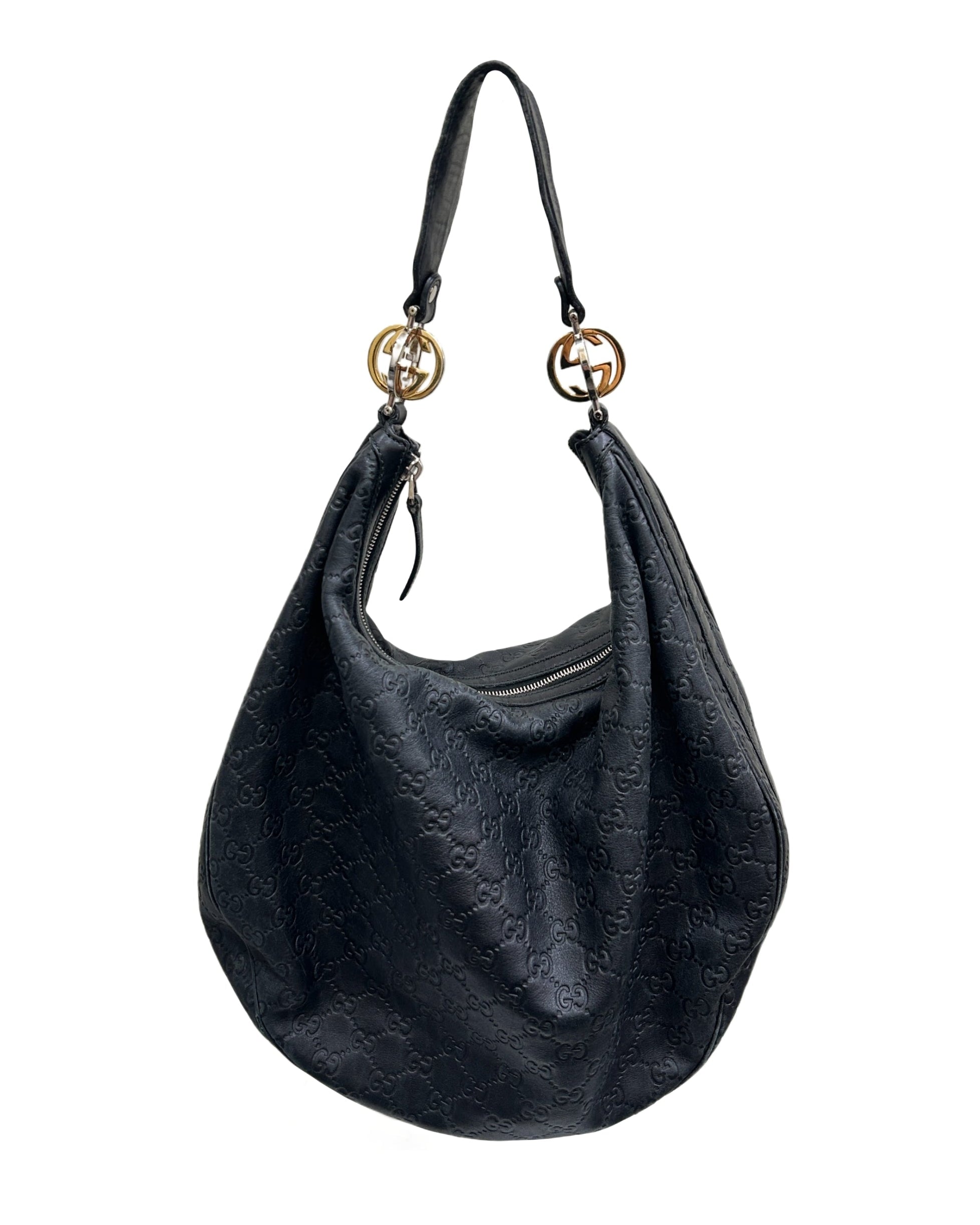 Gucci Guccissima Twins Hobo Bag