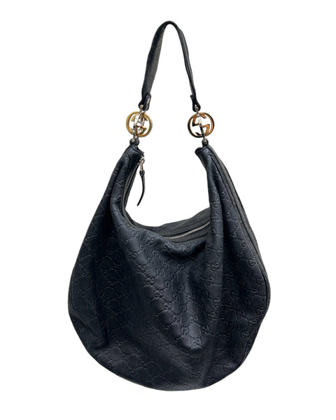 Gucci Guccissima Twins Hobo Bag