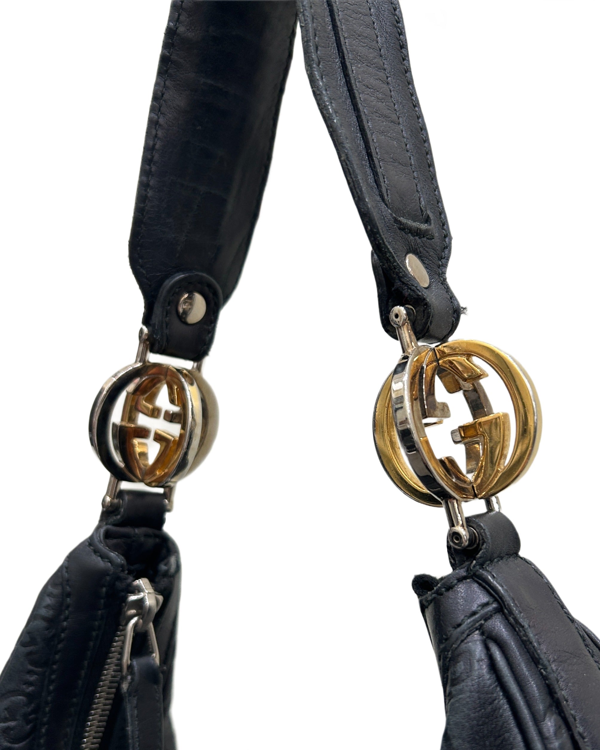 Gucci Guccissima Twins Hobo Bag
