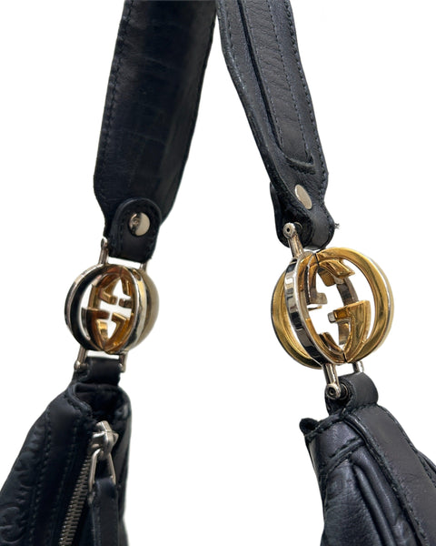 Gucci Guccissima Twins Hobo Bag
