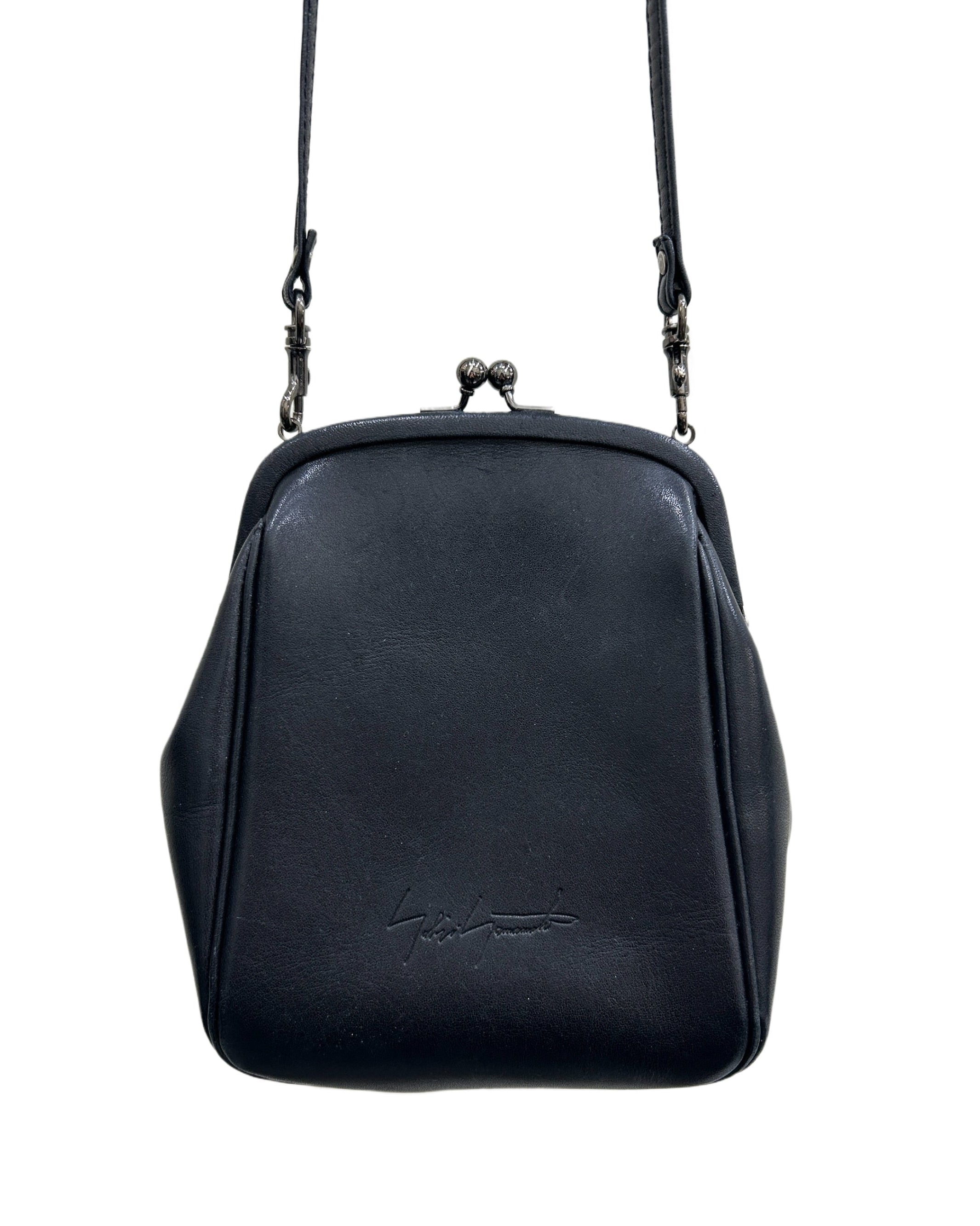 Yohji Yamamoto Small Metal Frame Crossbody Bag
