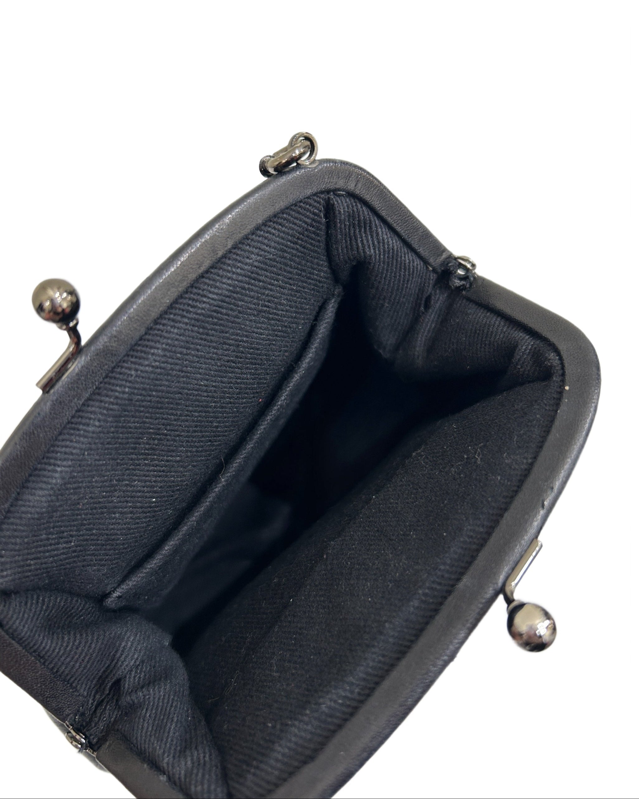 Yohji Yamamoto Small Metal Frame Crossbody Bag