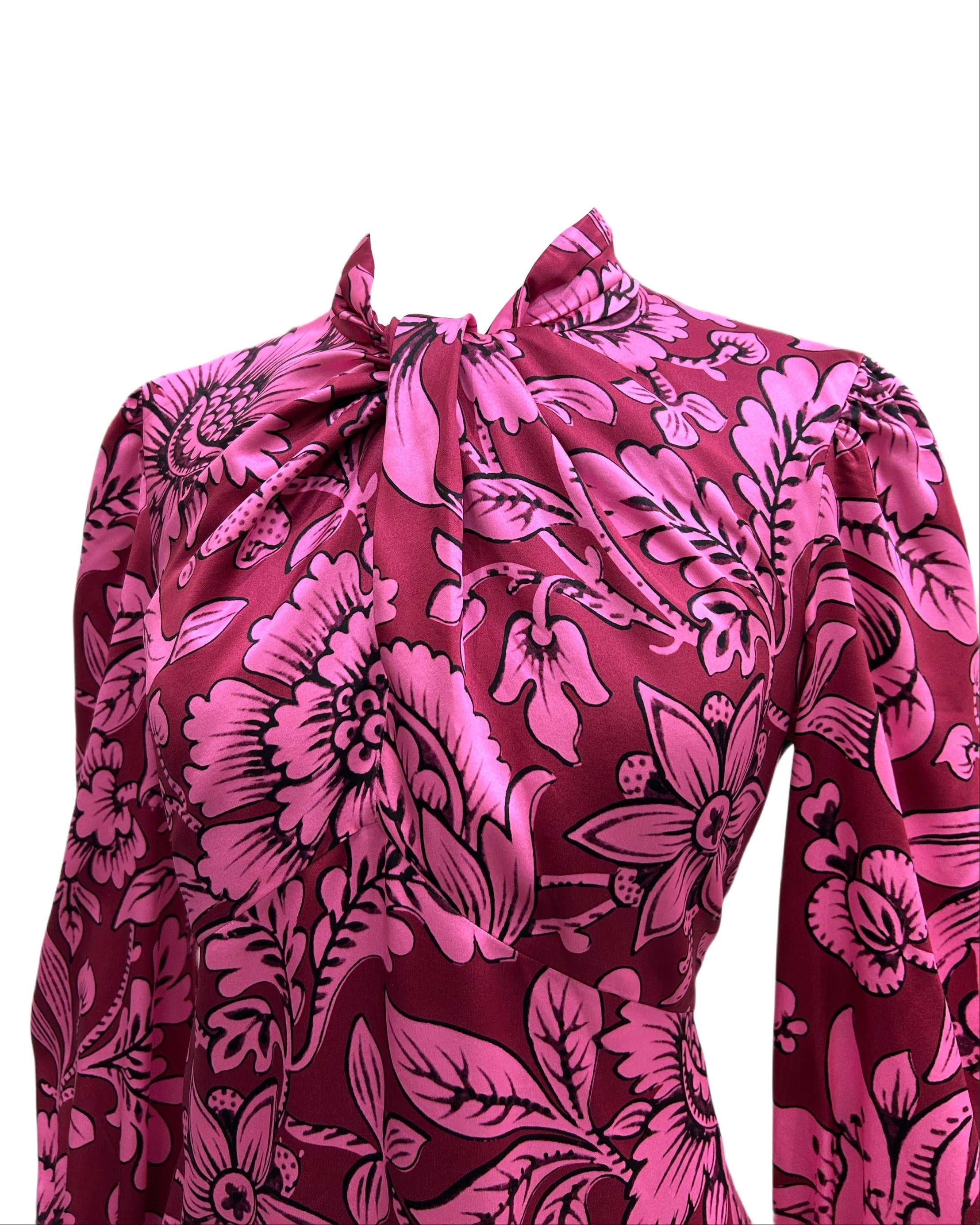 Erdem Size 6 Silk Floral Dress