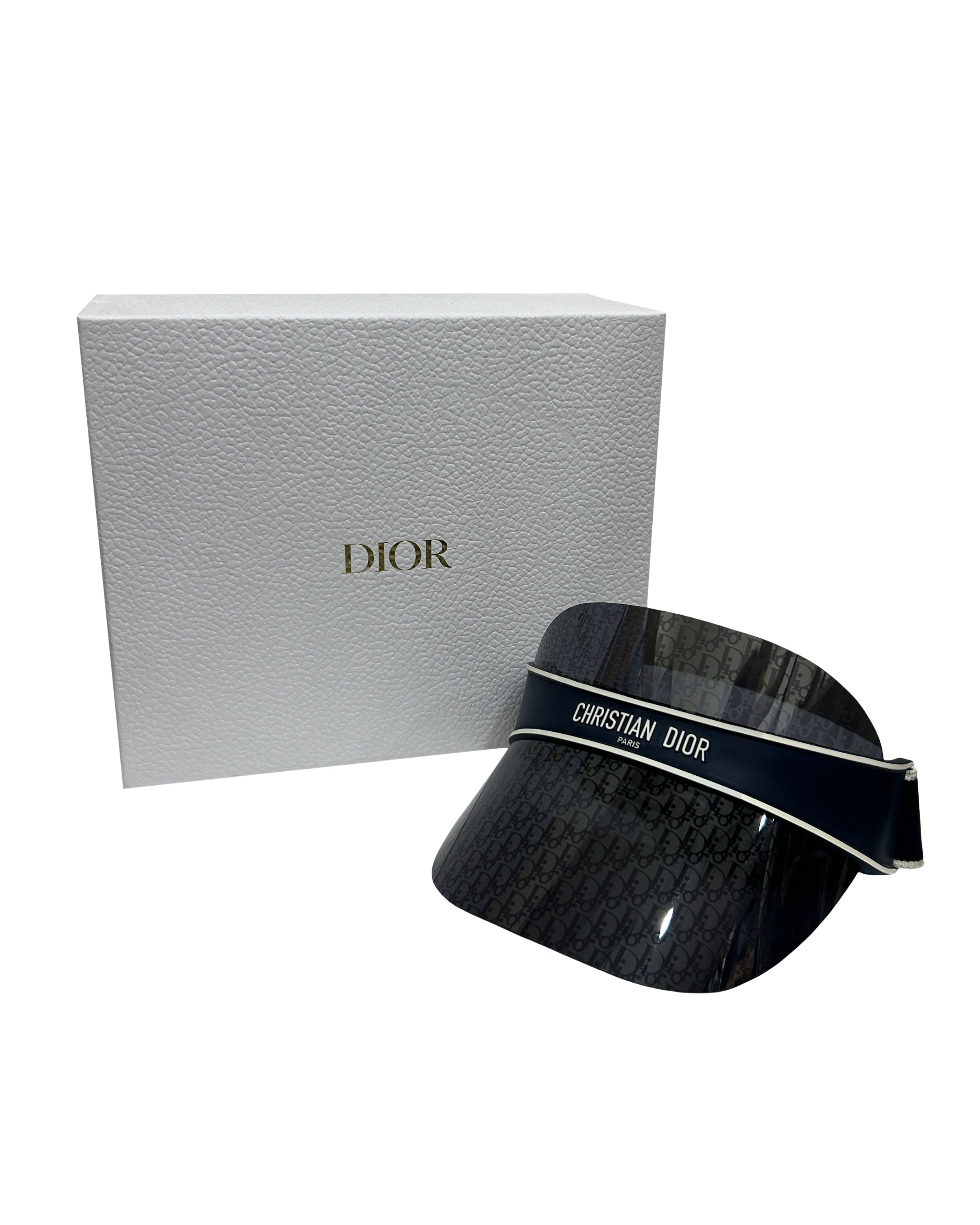 Christian Dior DiorClub V1U Oblique Sun Visor