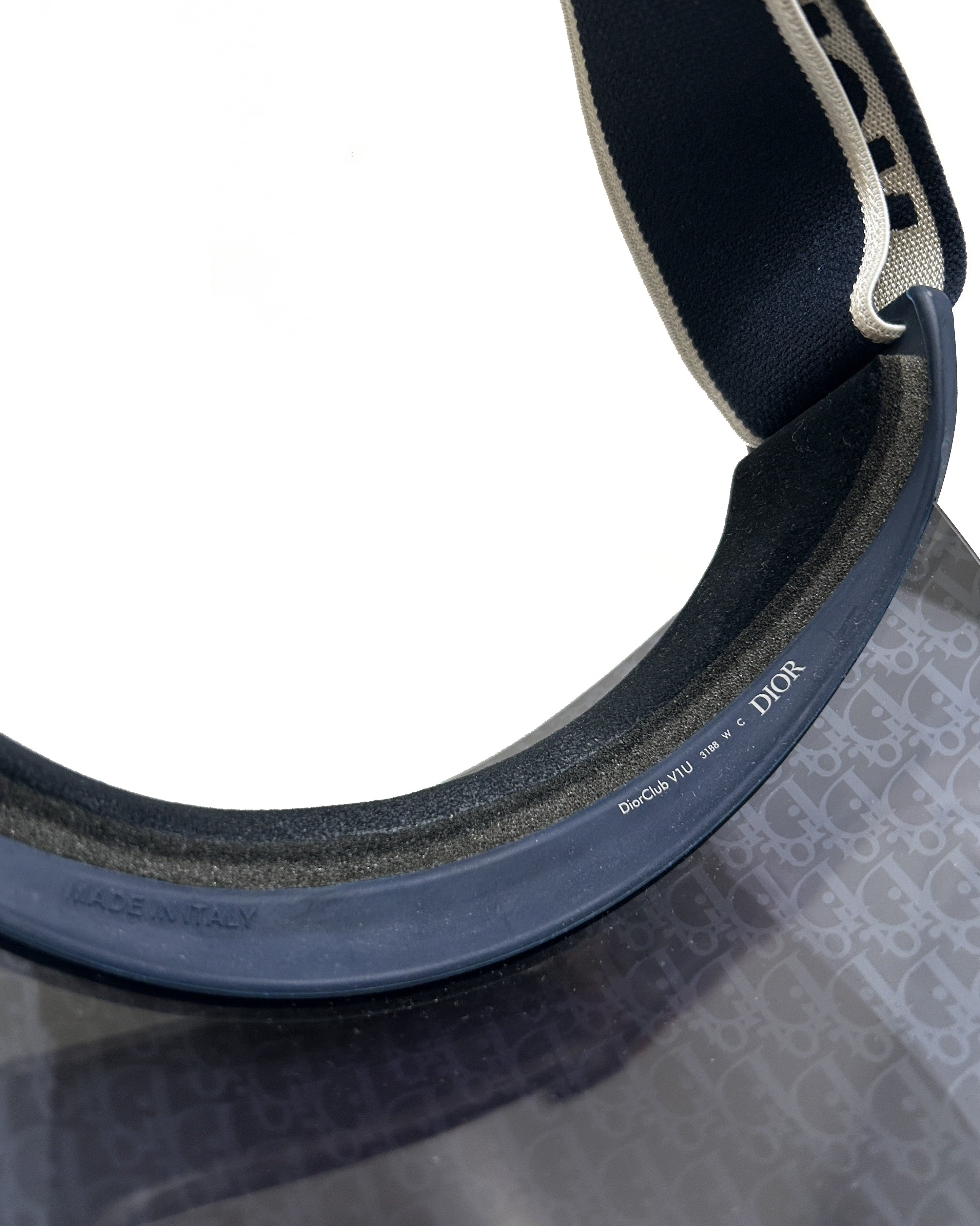 Christian Dior DiorClub V1U Oblique Sun Visor