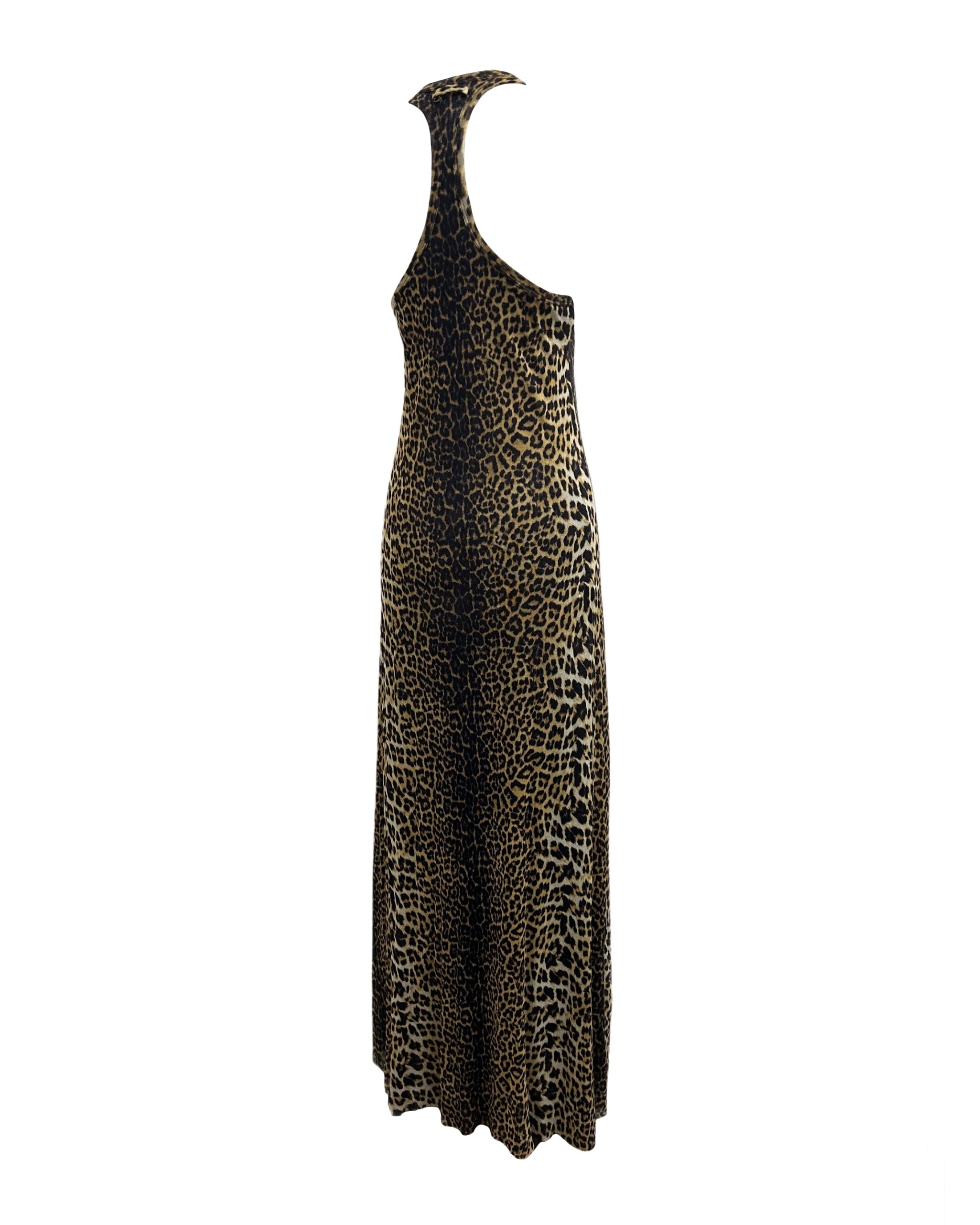 Jean Paul Gaultier Soleil Size M Vintage Leopard Print Dress