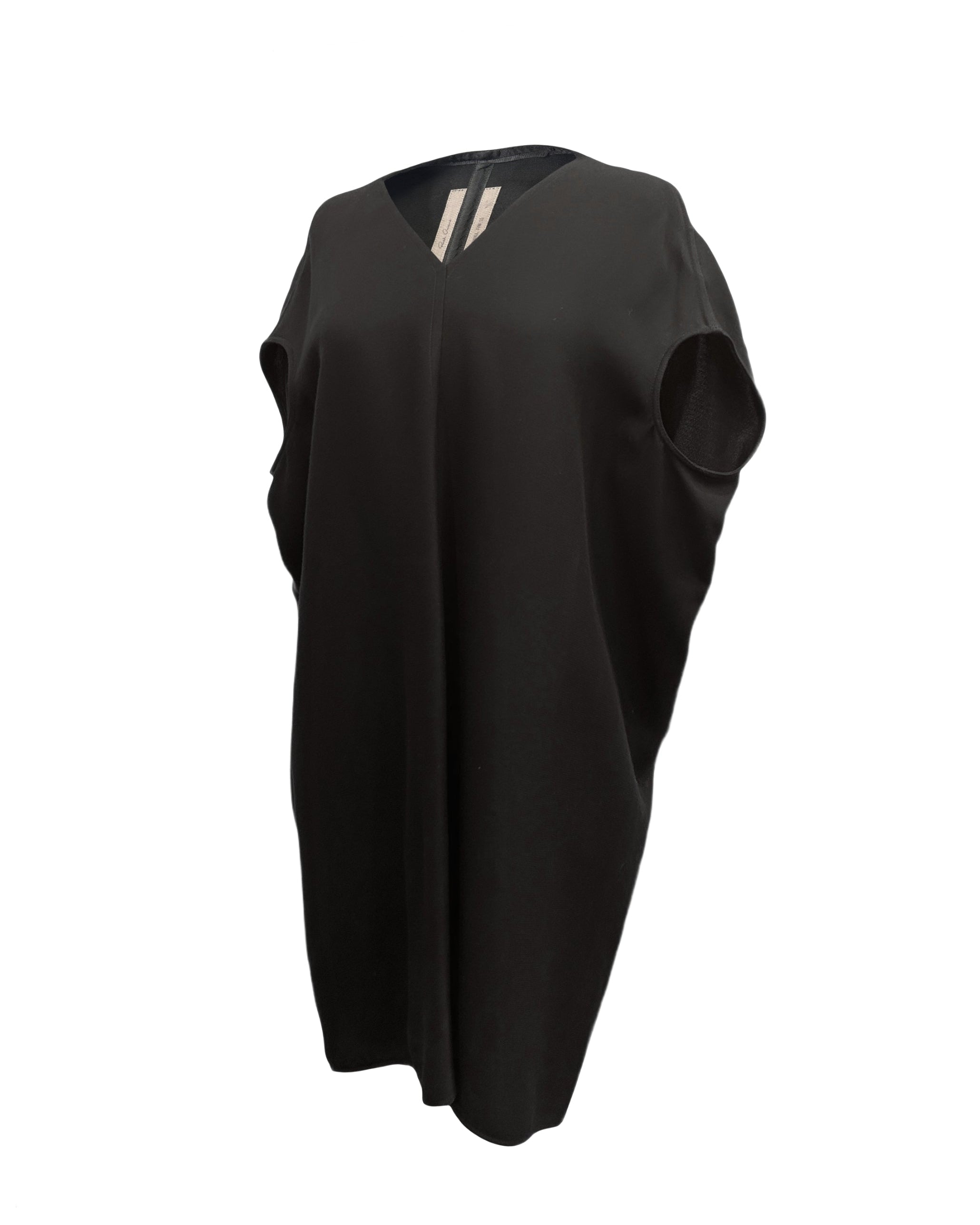 Rick Owens FW15 Size 42 V-Neck Dress