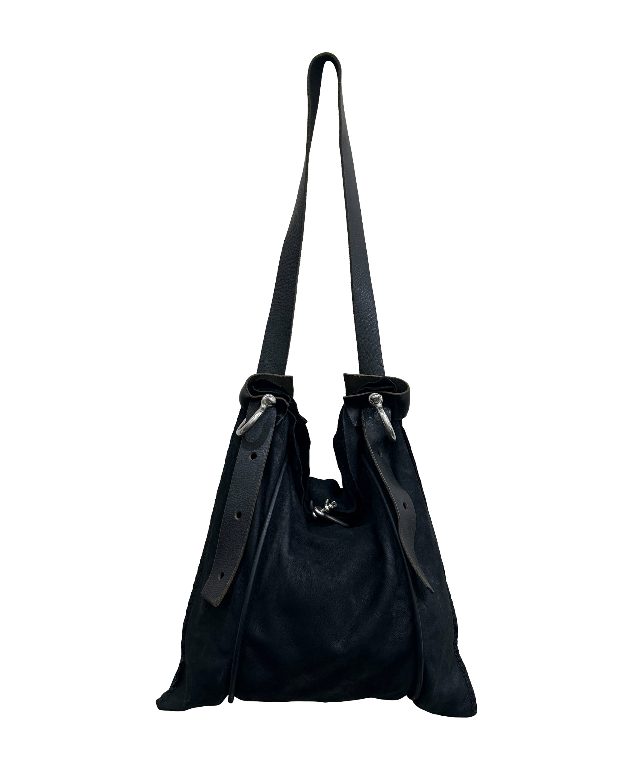 Engso NYC Wire Frame Leather Tote Bag