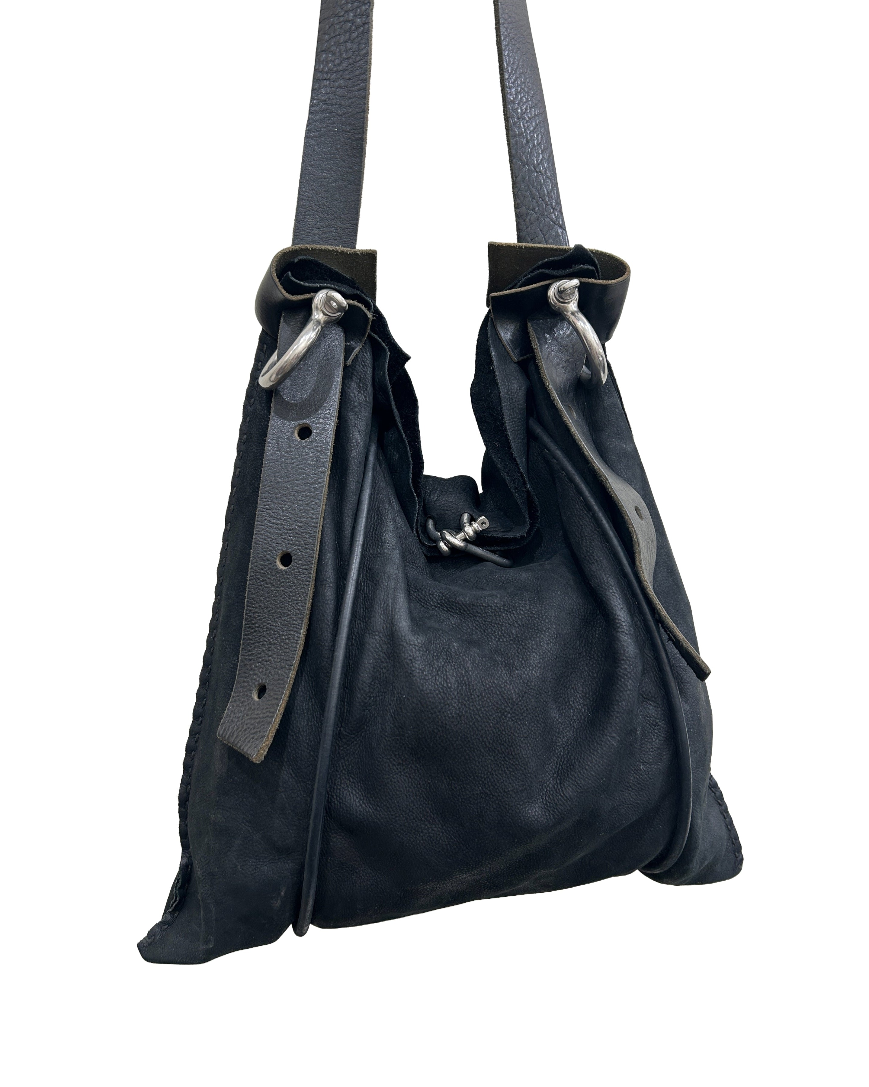 Engso NYC Wire Frame Leather Tote Bag