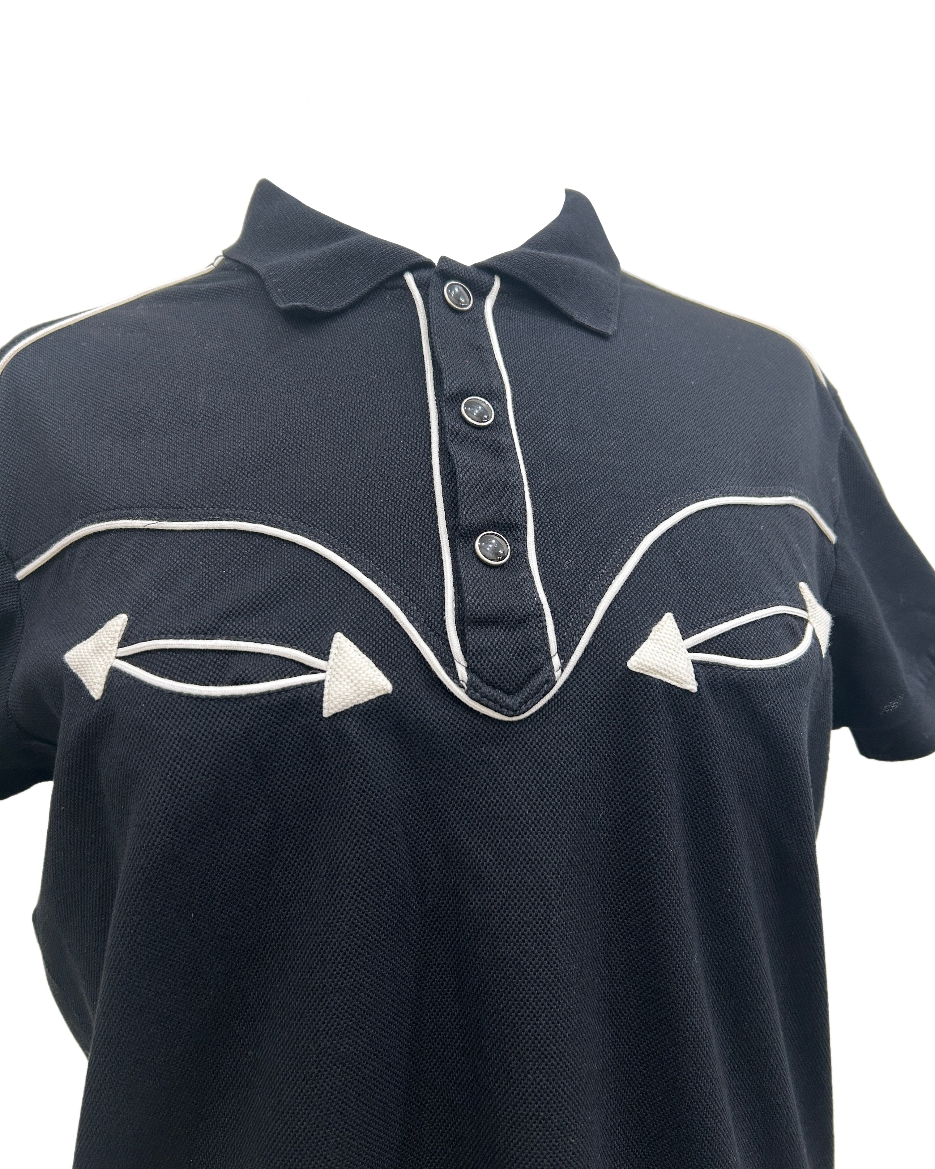 Saint Laurent Size XS Western Snap Polo Shirt