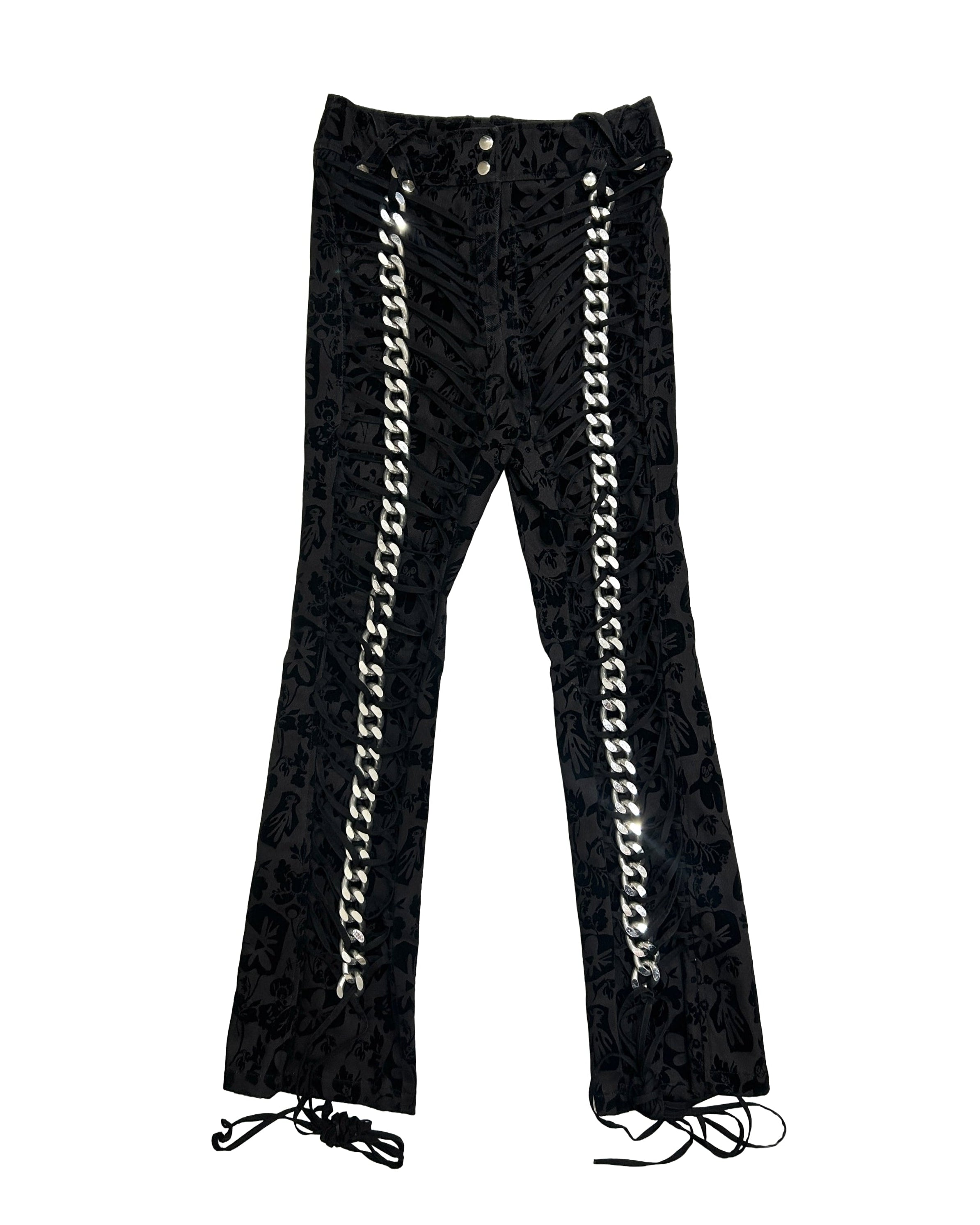 Chopova Lowena Size S Panther Chain Pants