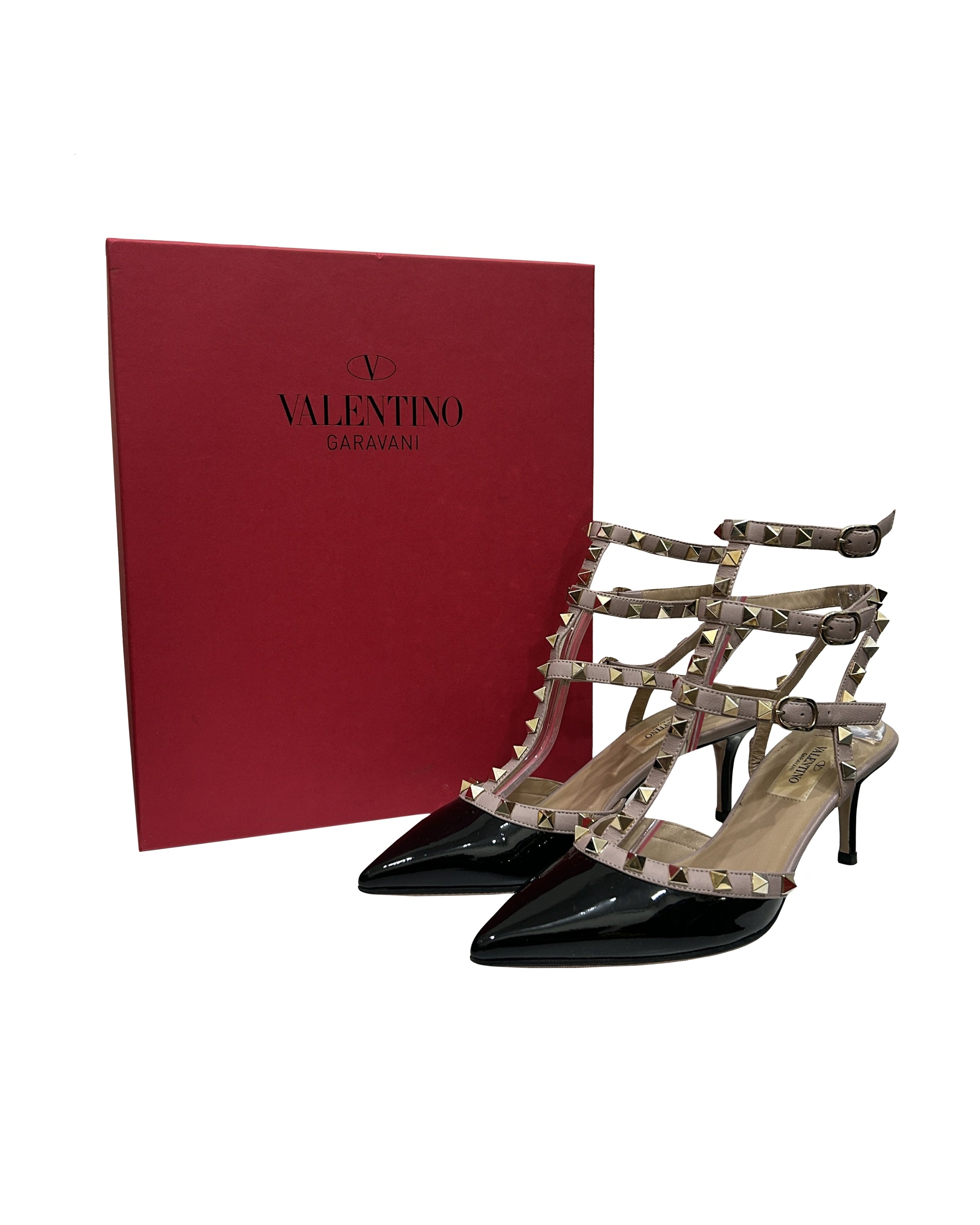Valentino Garavani Size 36 Rockstud 65mm Caged Pumps