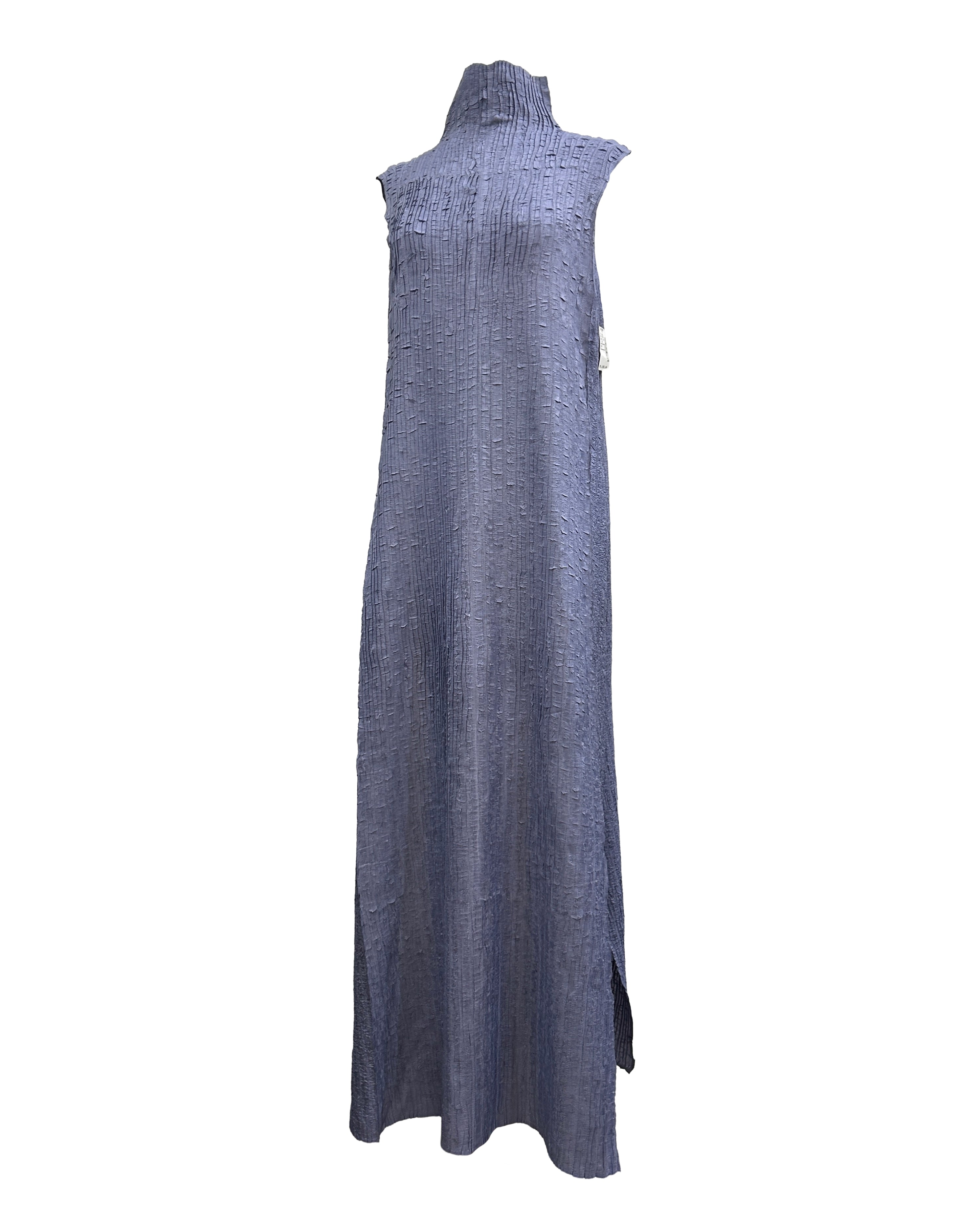 Issey Miyake Size M Deadstock Pleated Maxi Dress