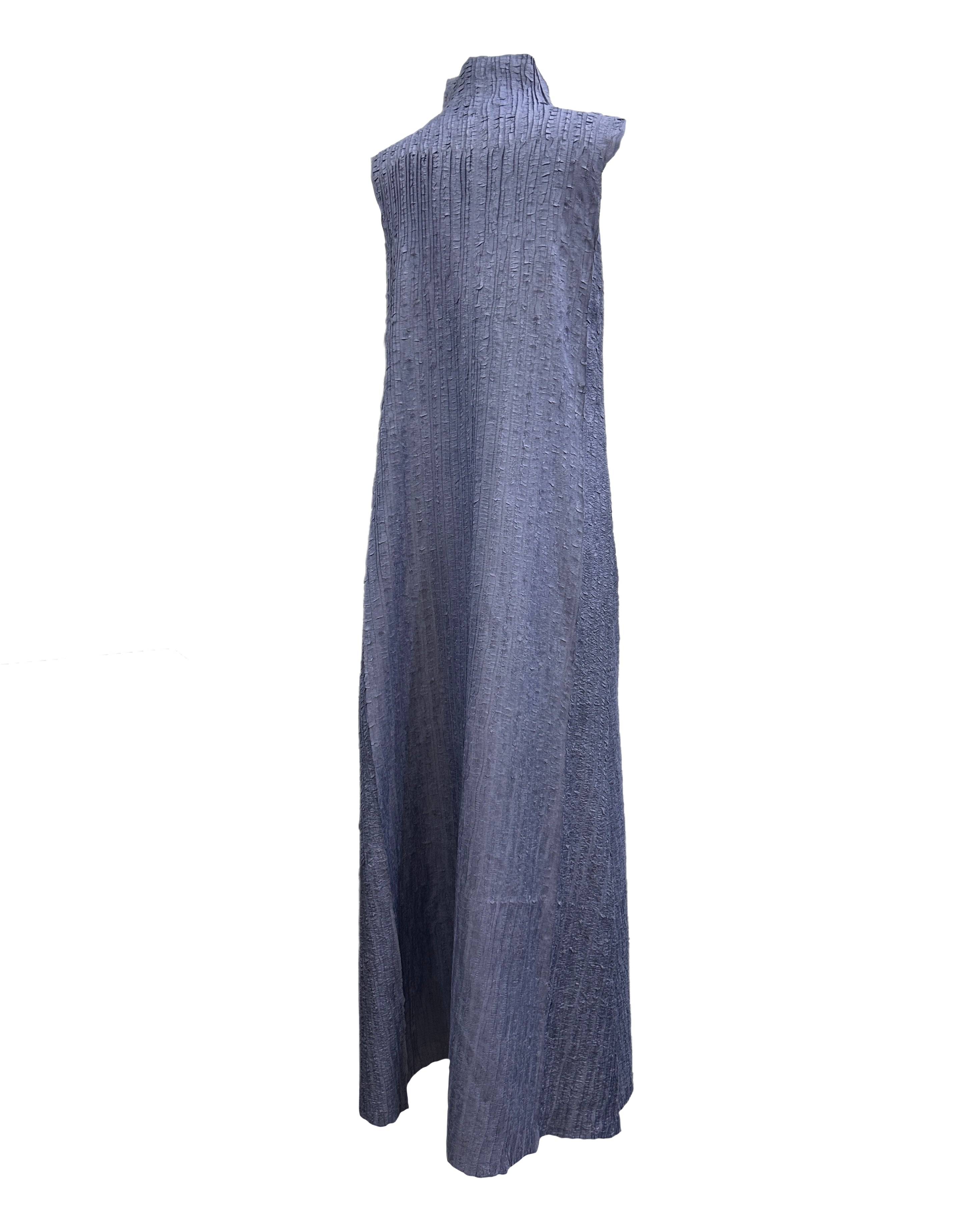 Issey Miyake Size M Deadstock Pleated Maxi Dress