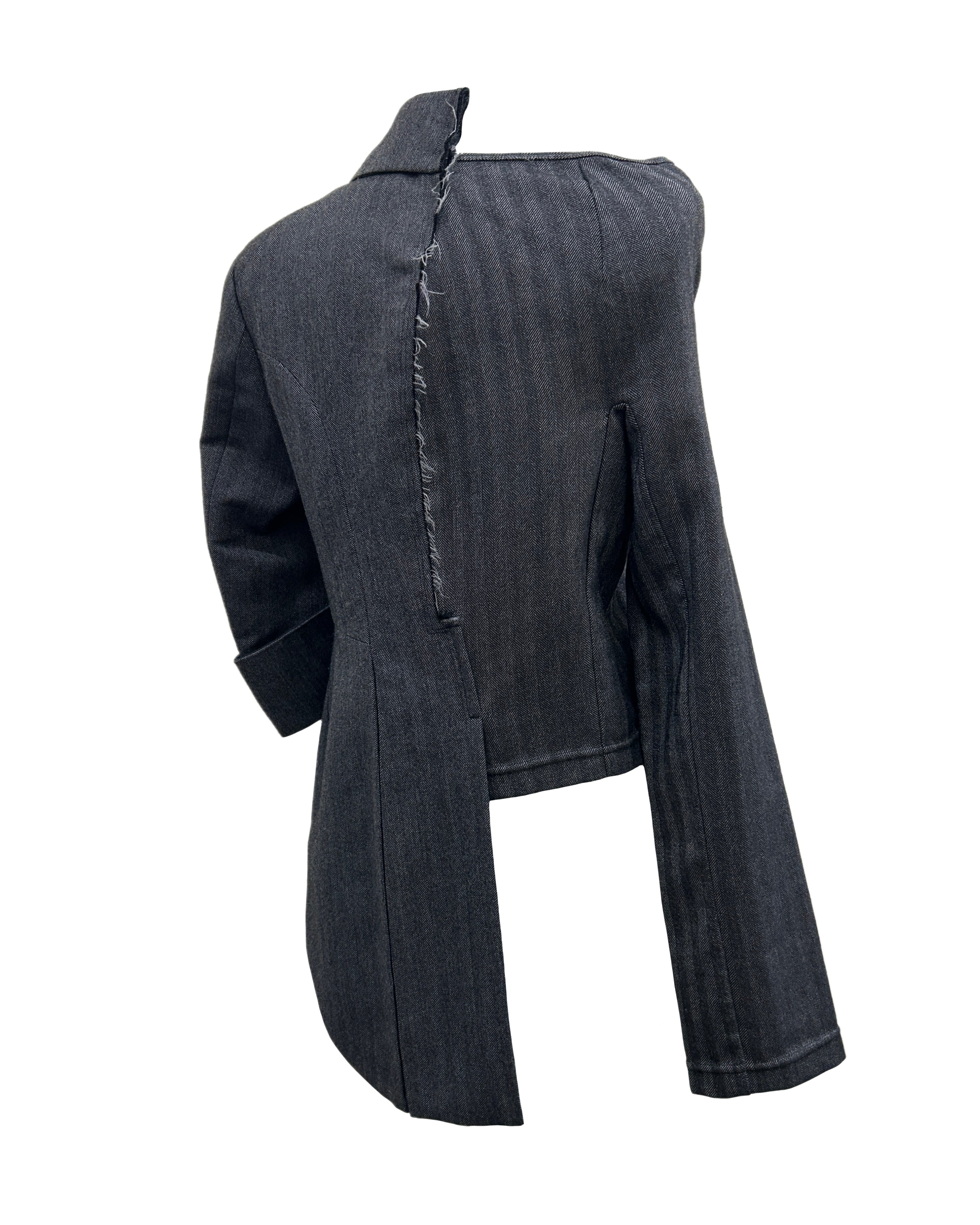 Comme Des Garcons Size S Vintage Asymmetrical Sculpture Jacket