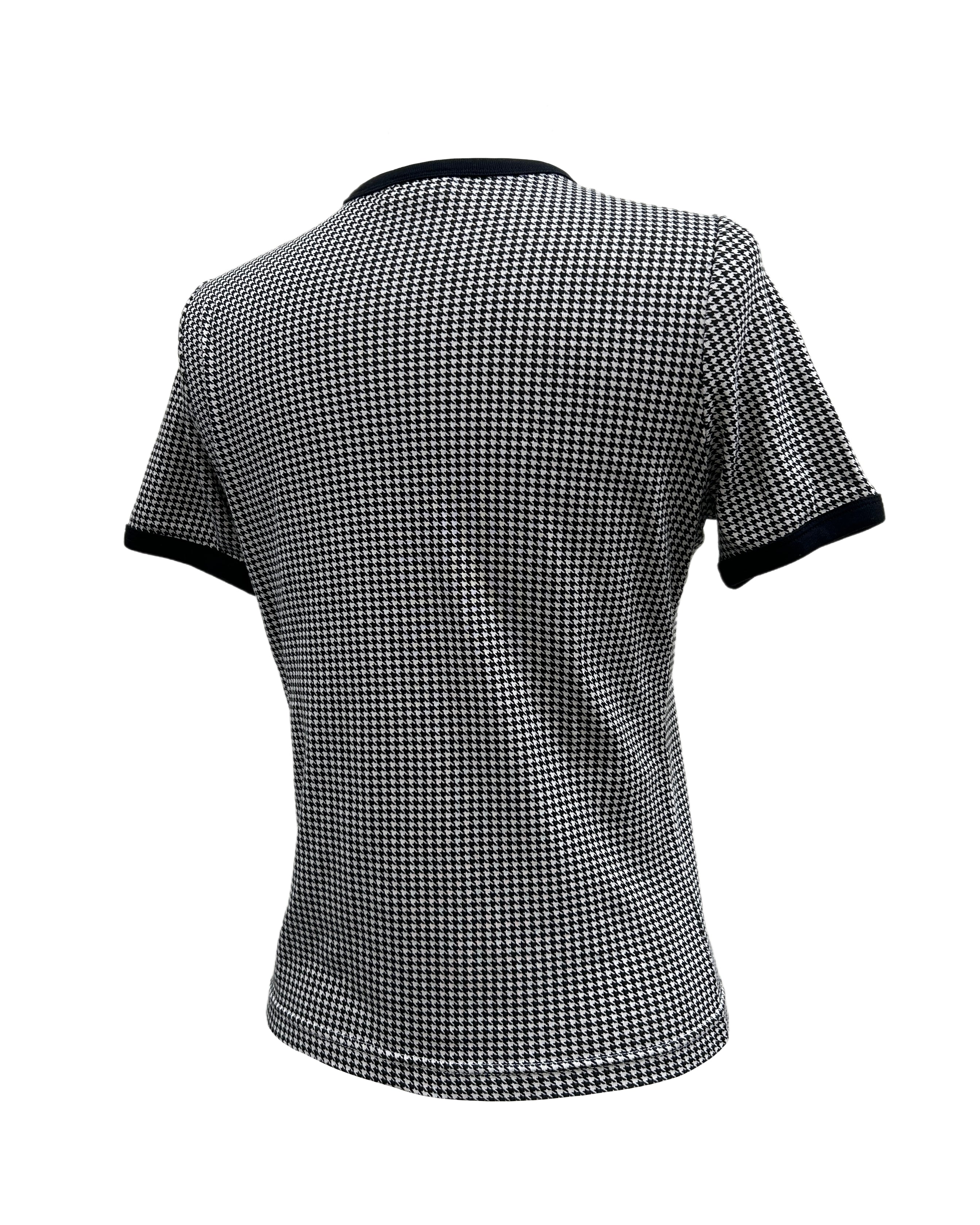 Courreges Size M Houndstooth T-Shirt