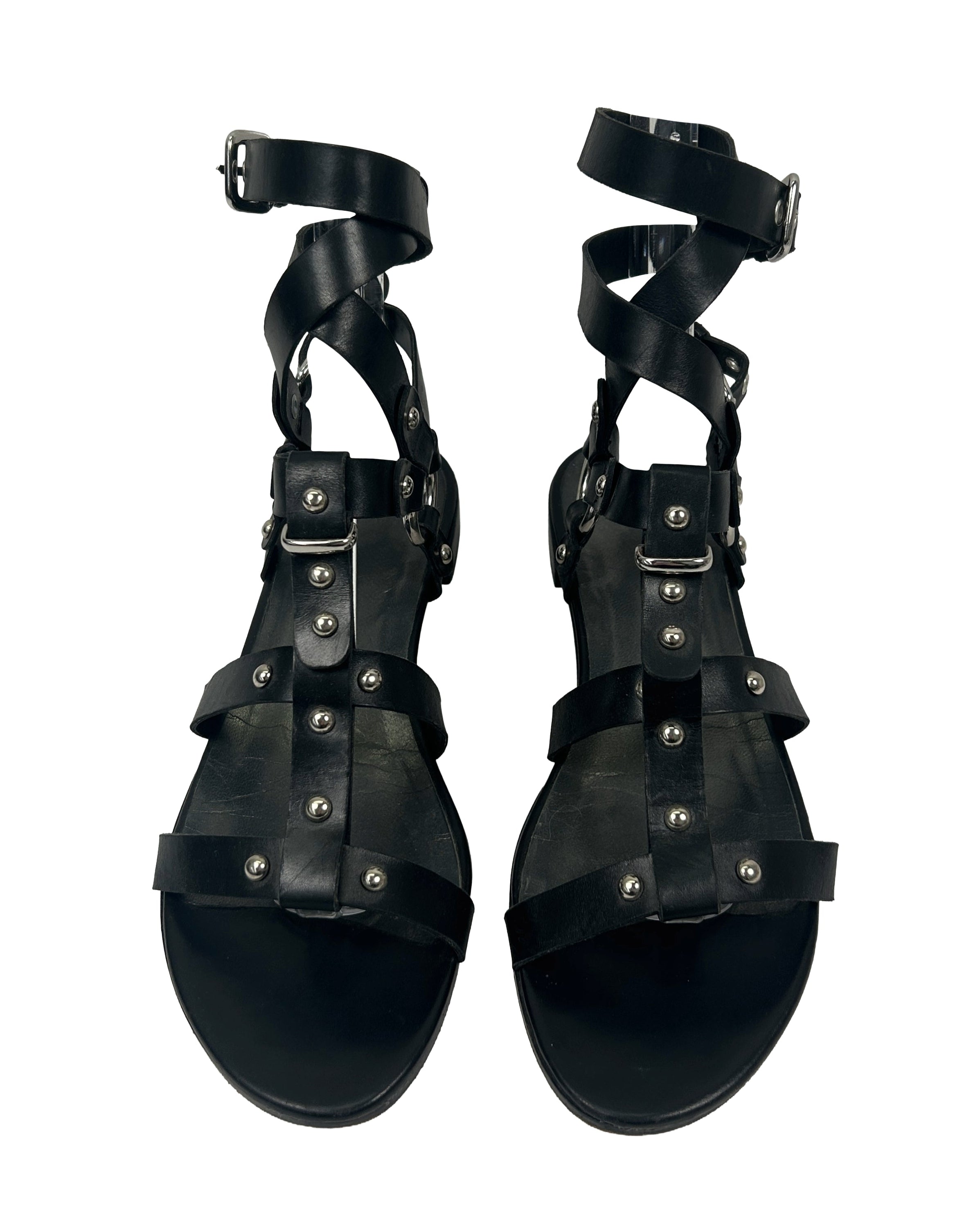 Stuart Weitzman Size 9 Studded Gladiator Sandals