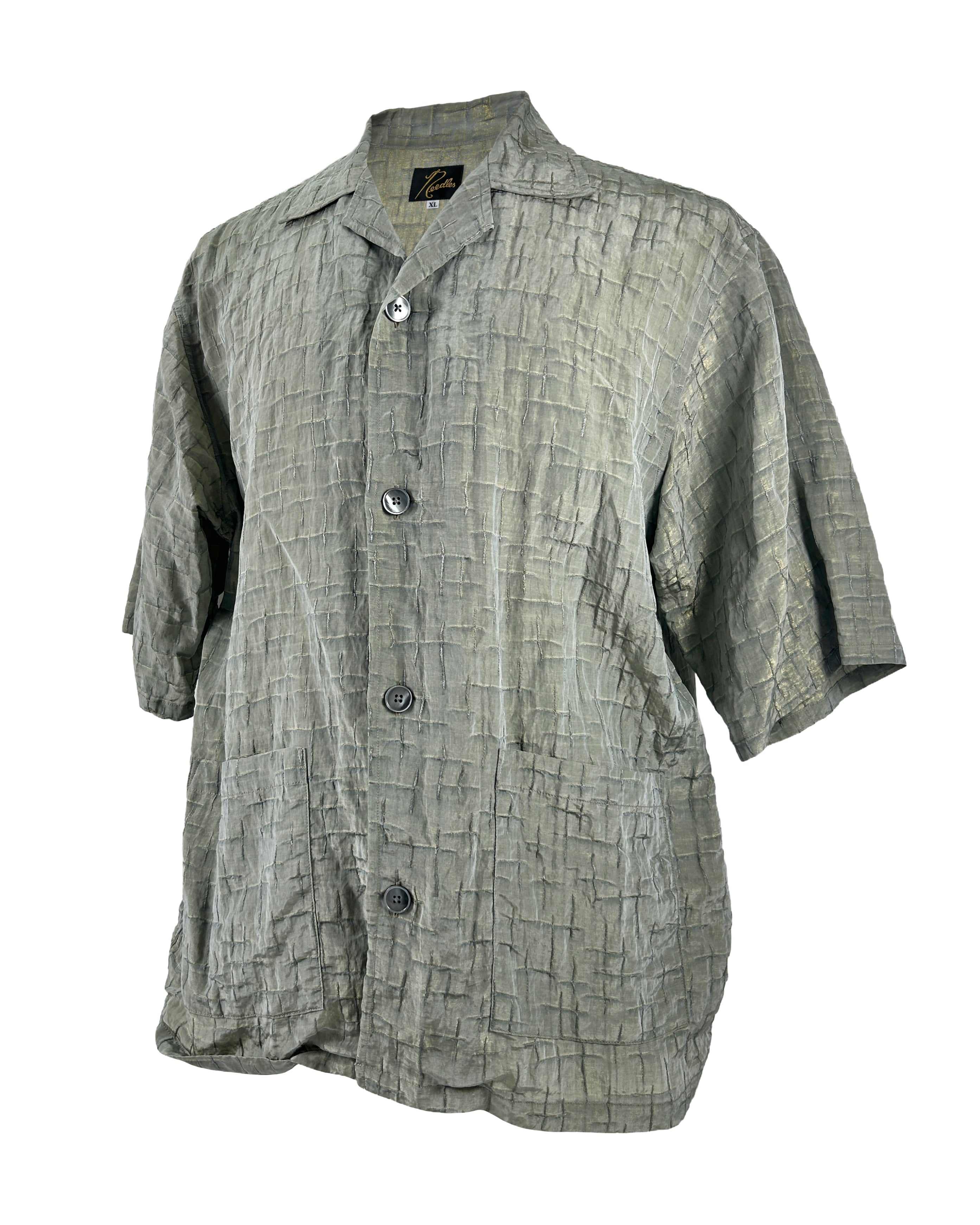 Needles Size XL Textured Colour-Shift Shirt
