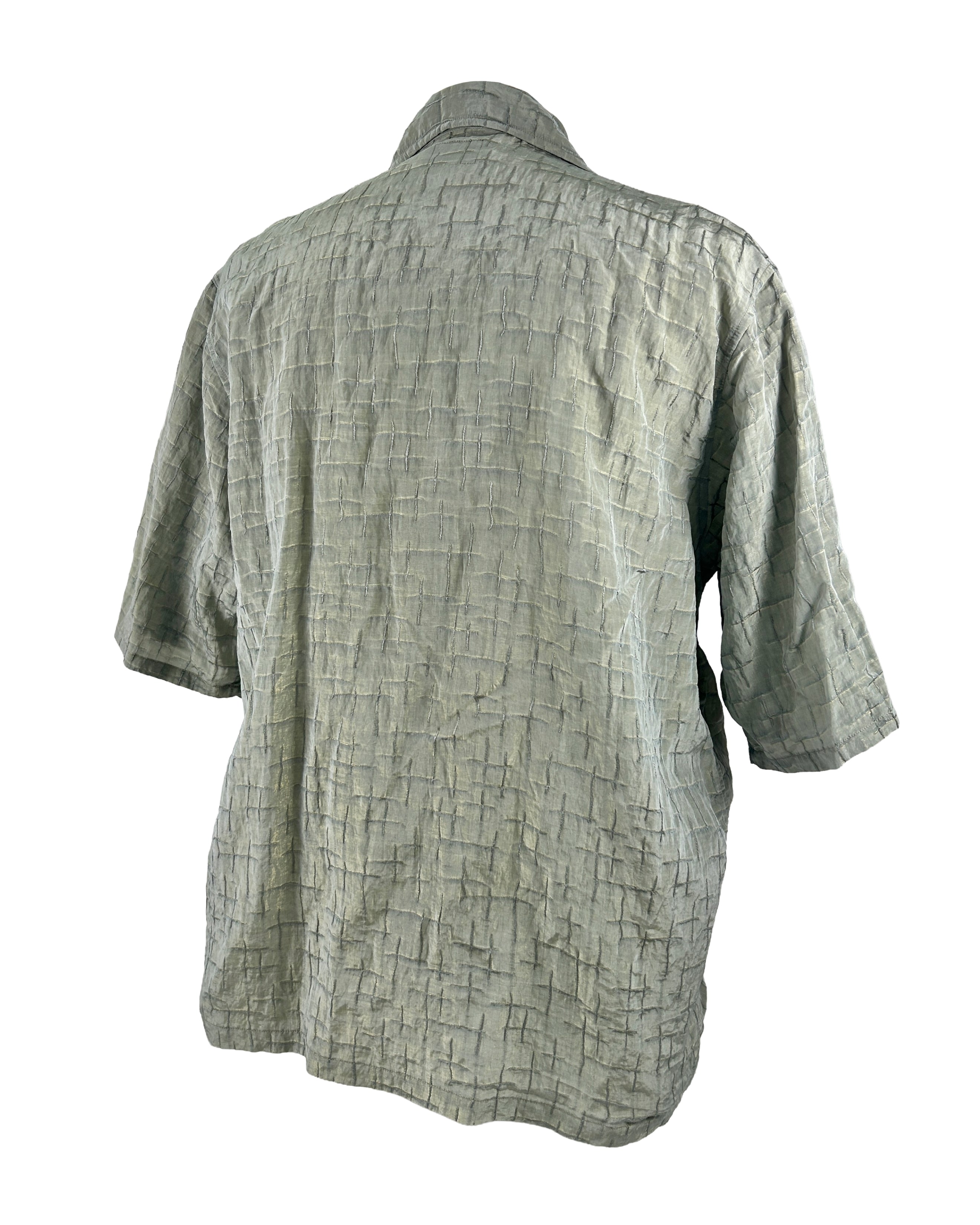 Needles Size XL Textured Colour-Shift Shirt