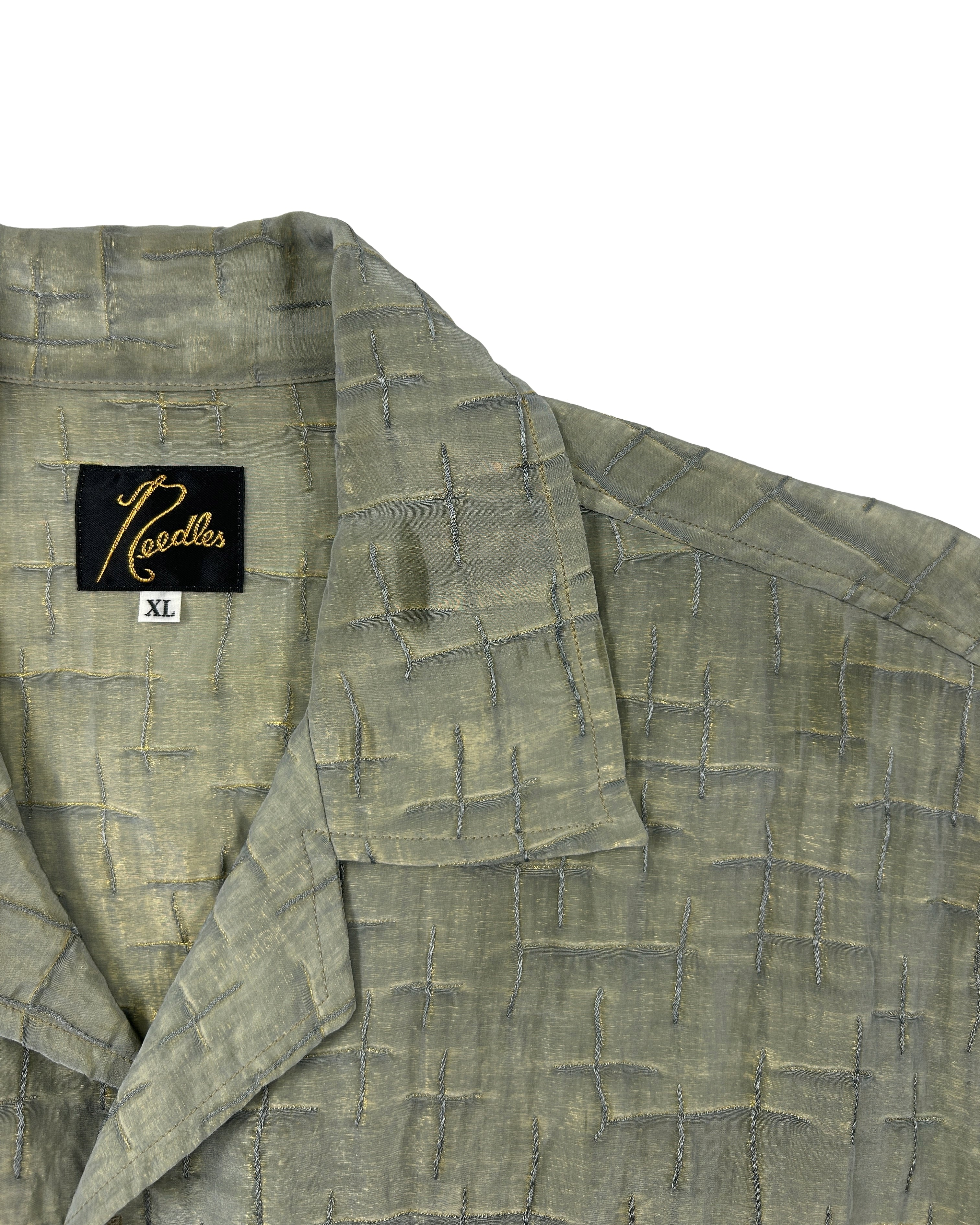 Needles Size XL Textured Colour-Shift Shirt