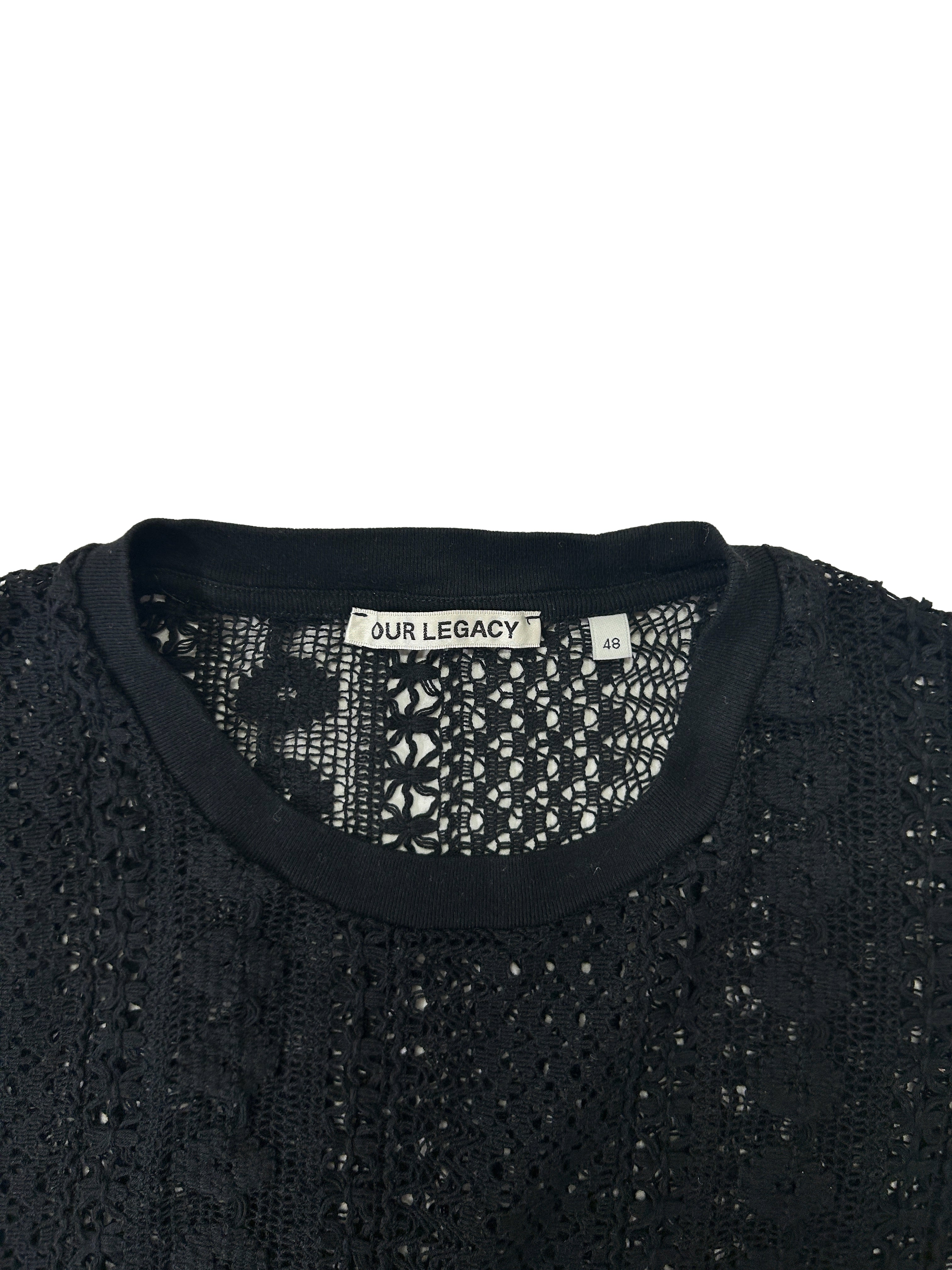 Our Legacy Size 48 Box Sleeveless Crochet Top