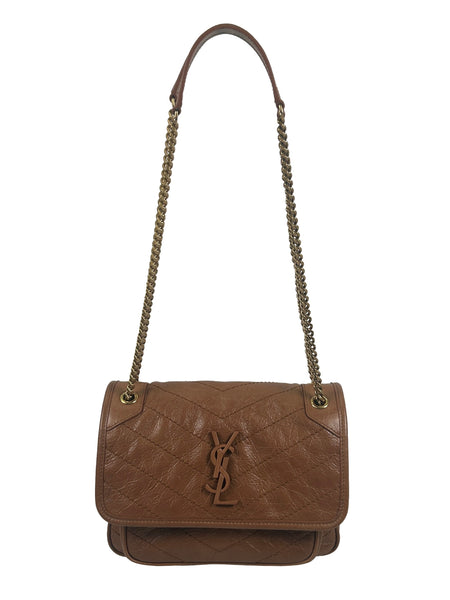 Saint Laurent Niki Baby Leather Shoulder Bag