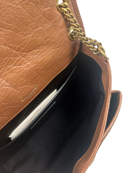 Saint Laurent Niki Baby Leather Shoulder Bag