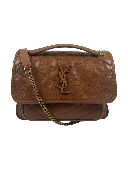 Saint Laurent Niki Baby Leather Shoulder Bag