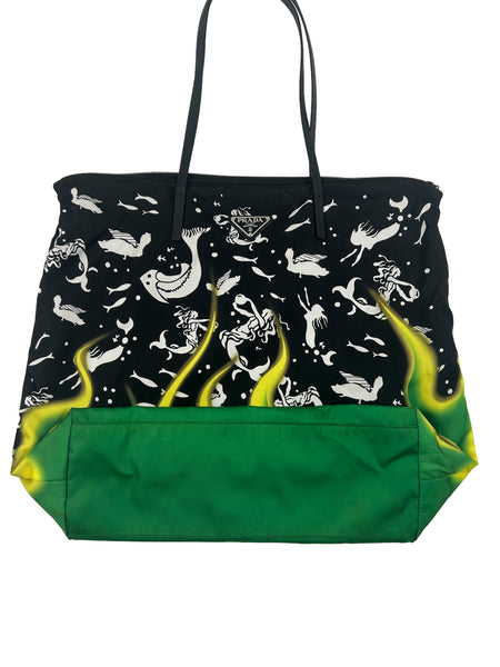 Prada Tessuto Flame Tote Bag