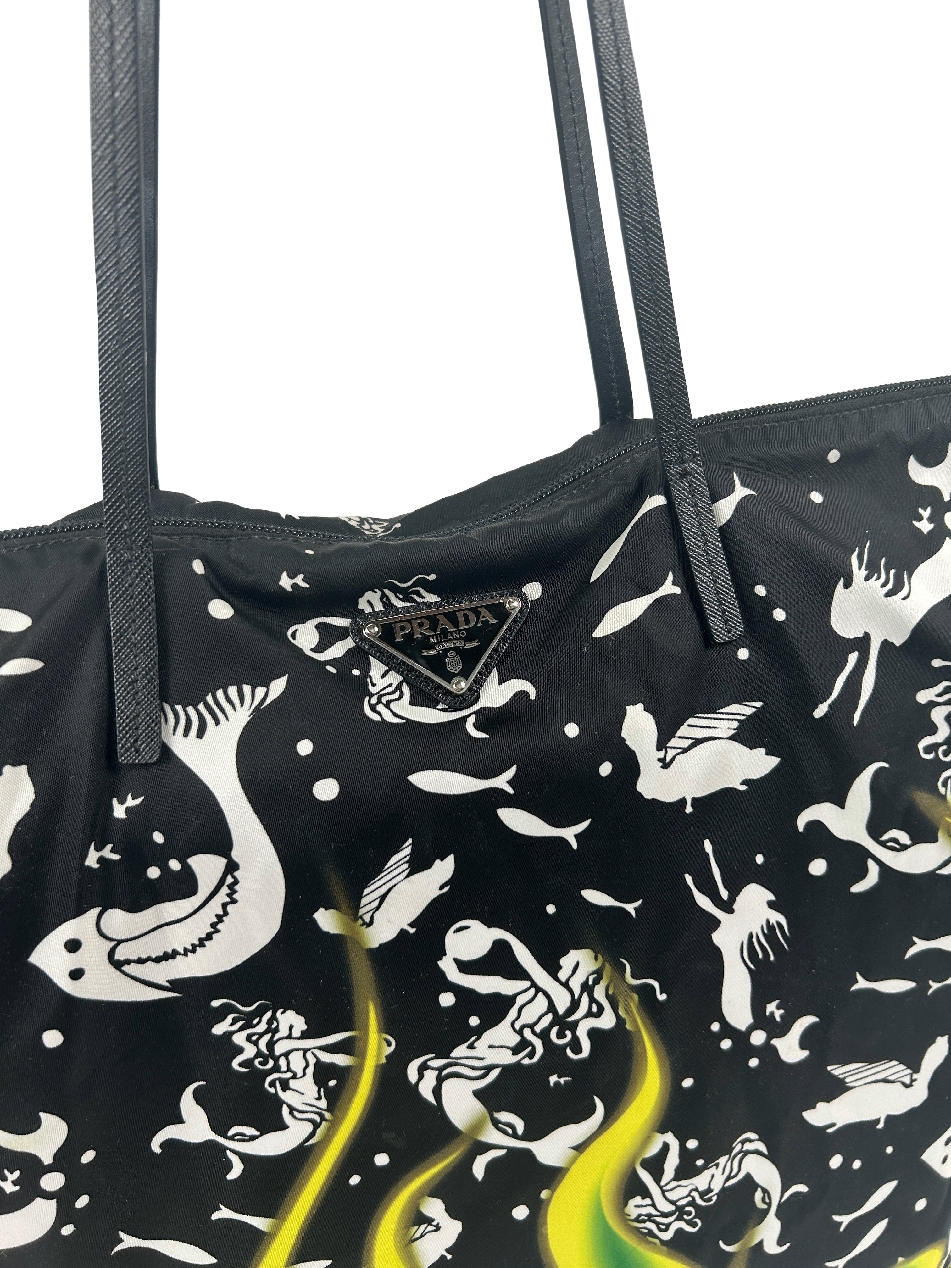 Prada Tessuto Flame Tote Bag