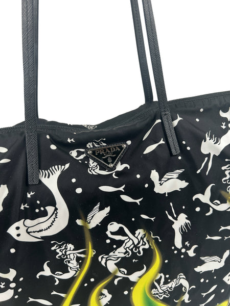 Prada Tessuto Flame Tote Bag