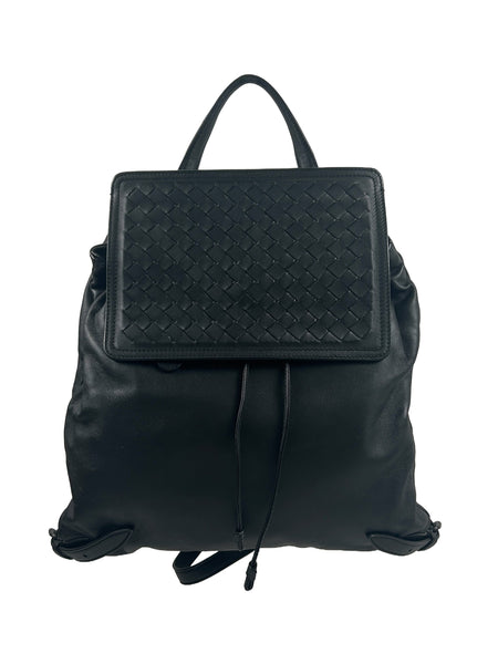 Bottega Veneta Intrecciato Leather Backpack