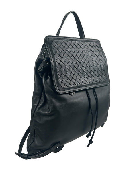 Bottega Veneta Intrecciato Leather Backpack