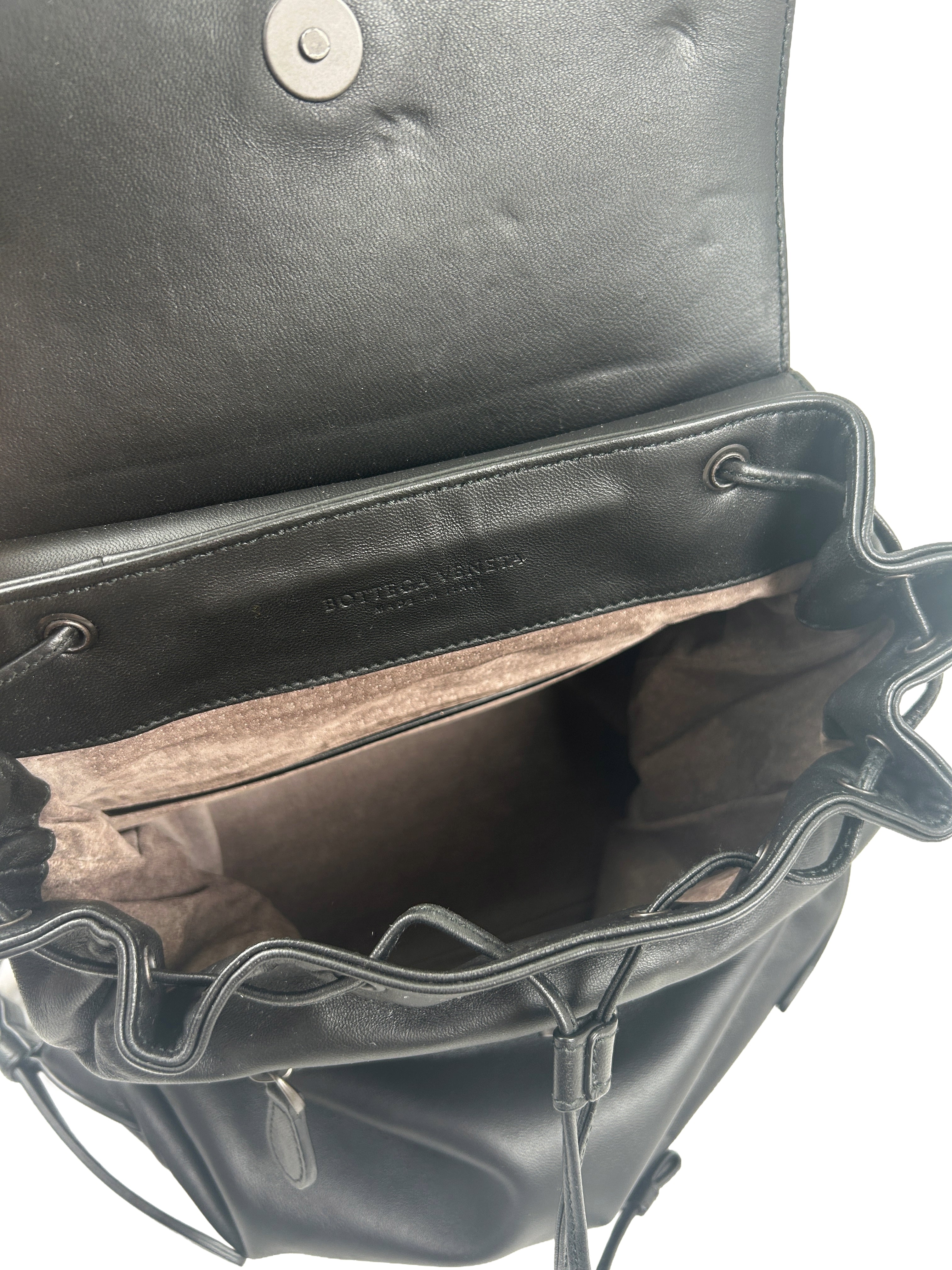 Bottega Veneta Intrecciato Leather Backpack