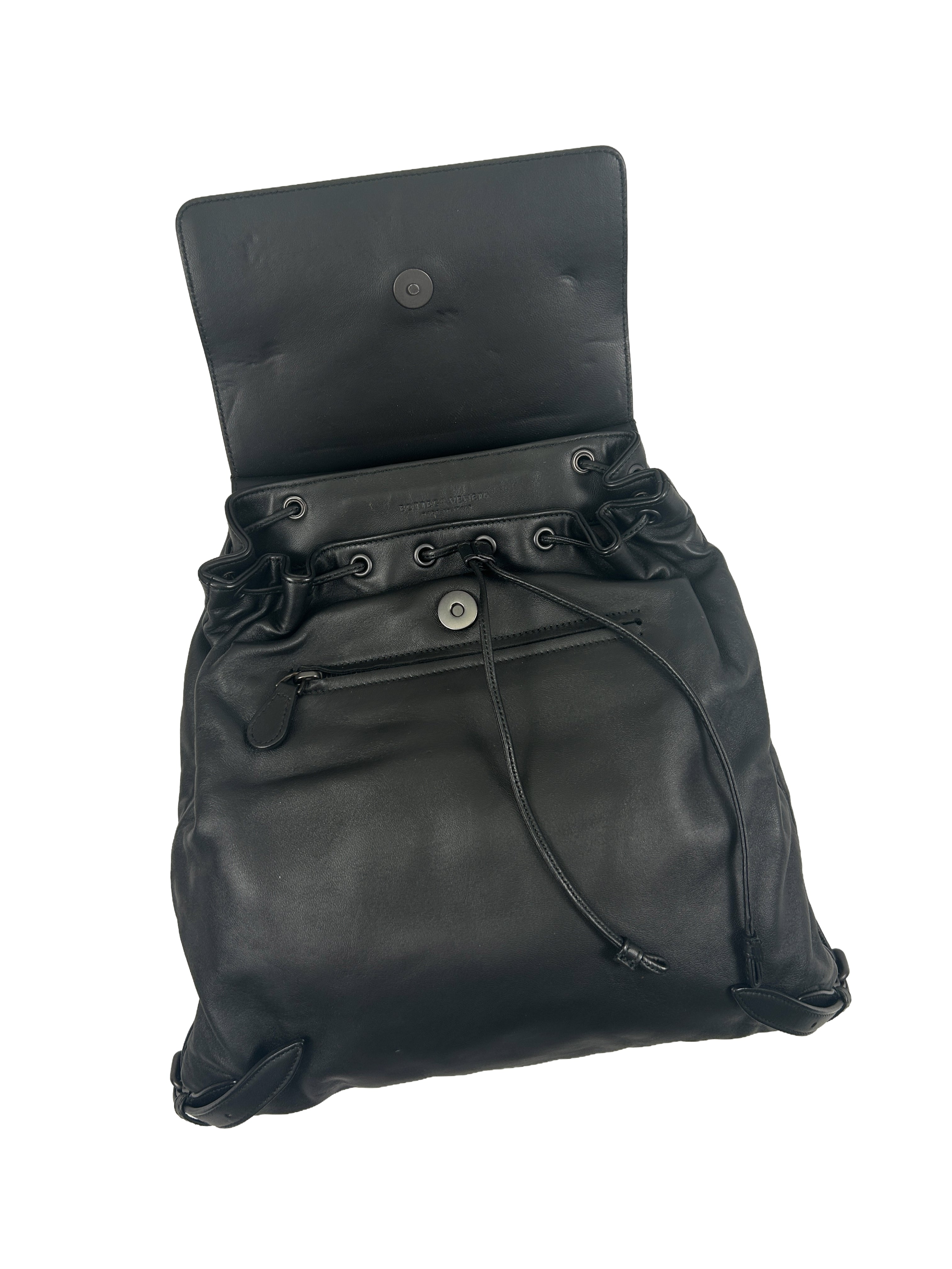 Bottega Veneta Intrecciato Leather Backpack