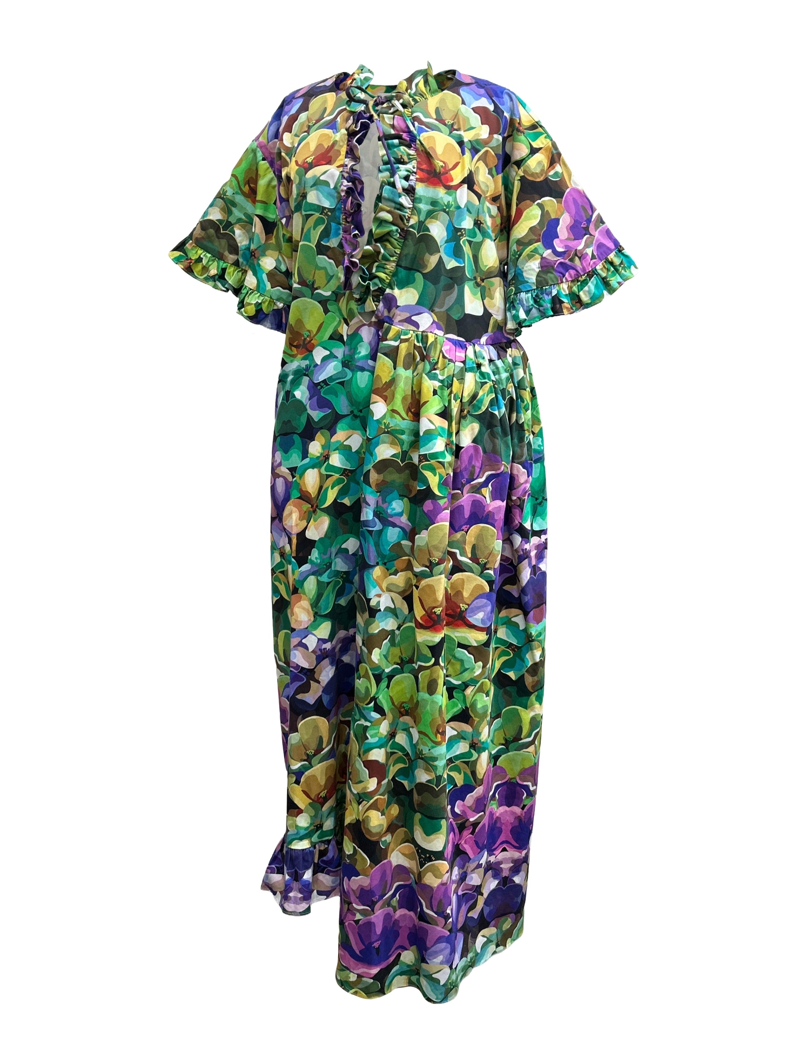 Kika Vargas Size S Ofelia Floral Dress