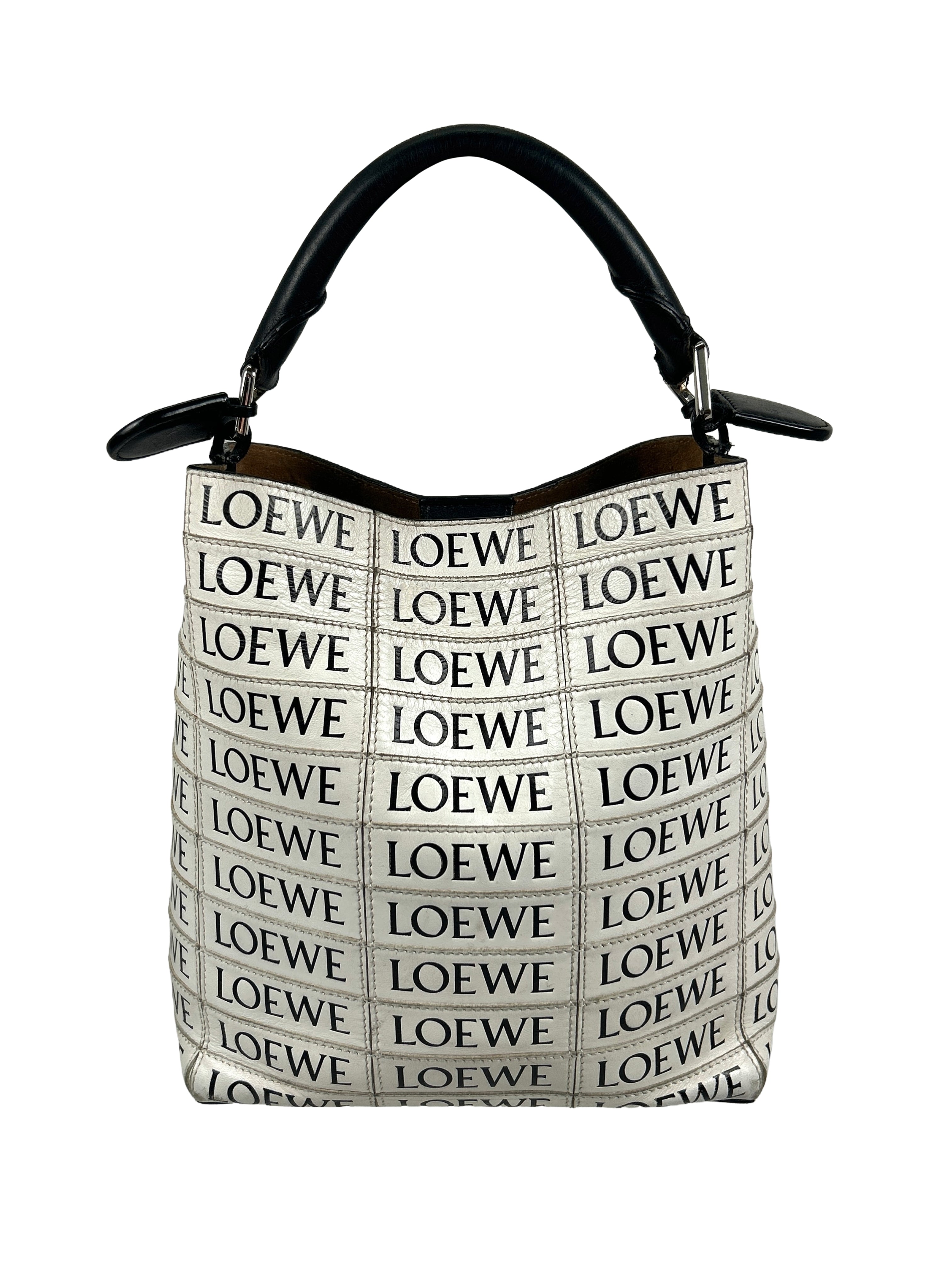 Loewe Logo Print T Bucket Bag