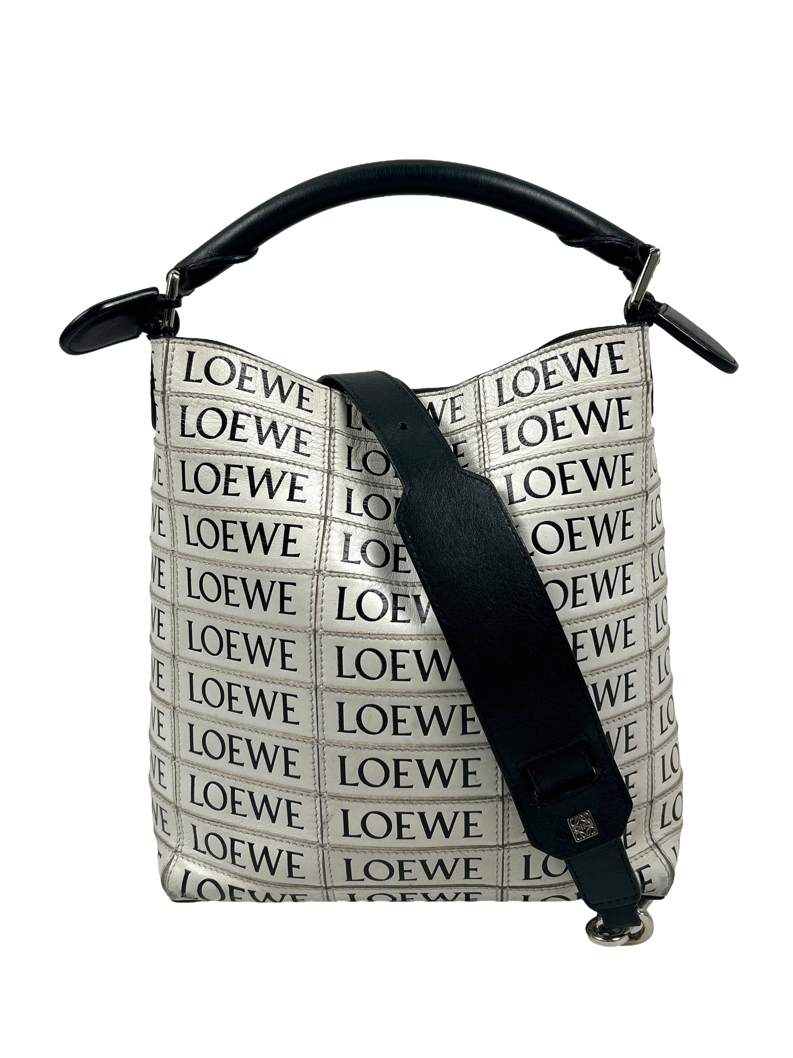 Loewe Logo Print T Bucket Bag