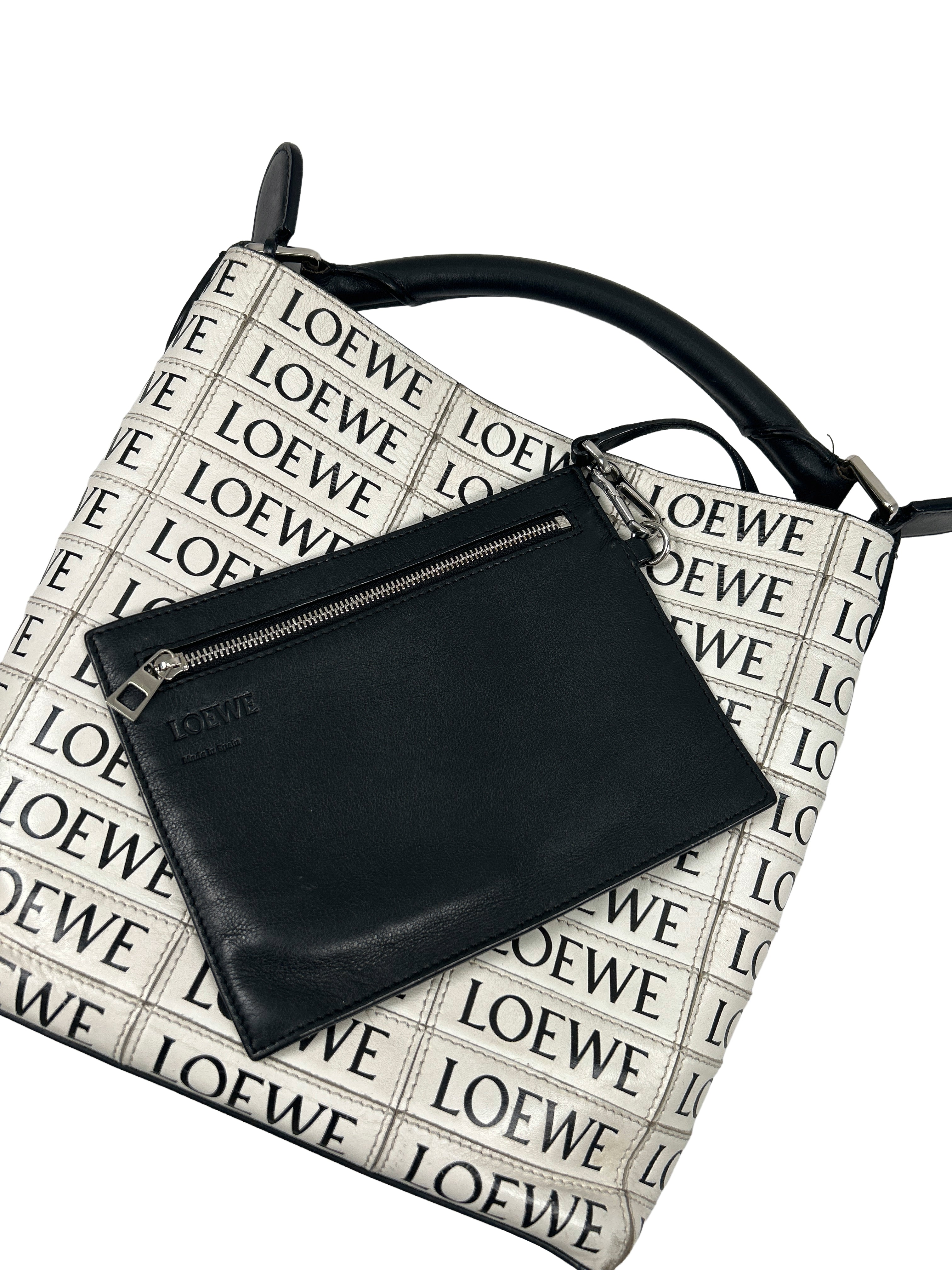 Loewe Logo Print T Bucket Bag