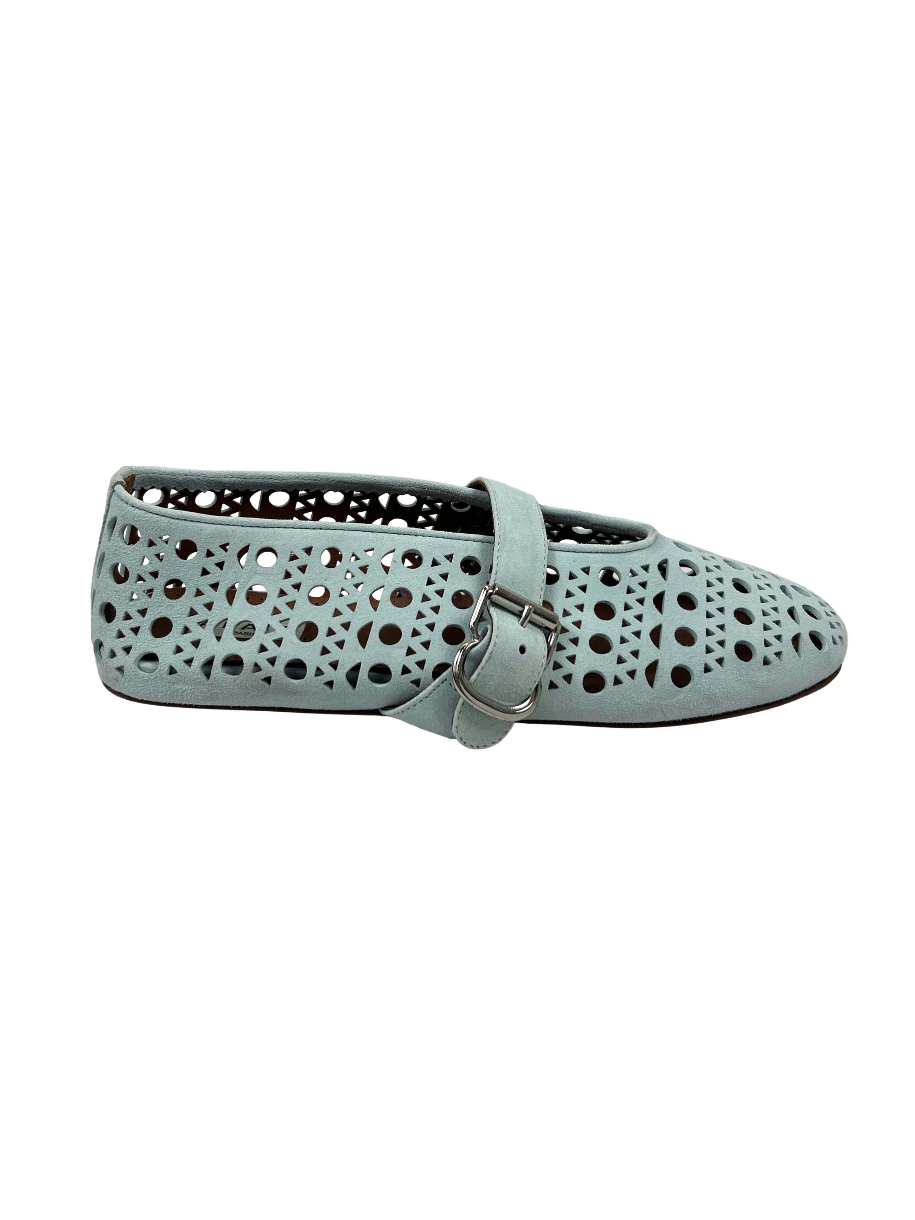 Alaia Size 39 Vienne Suede Ballet Flats