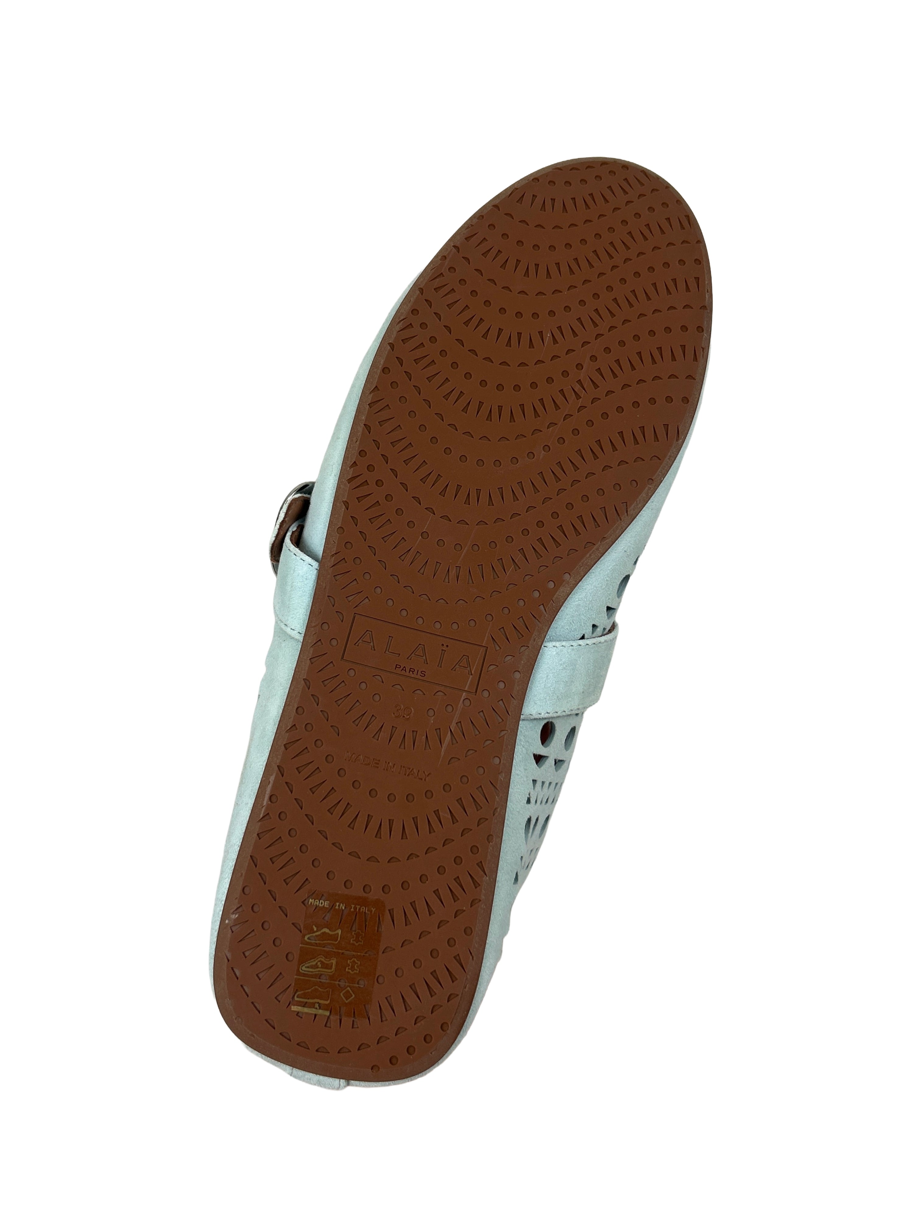 Alaia Size 39 Vienne Suede Ballet Flats