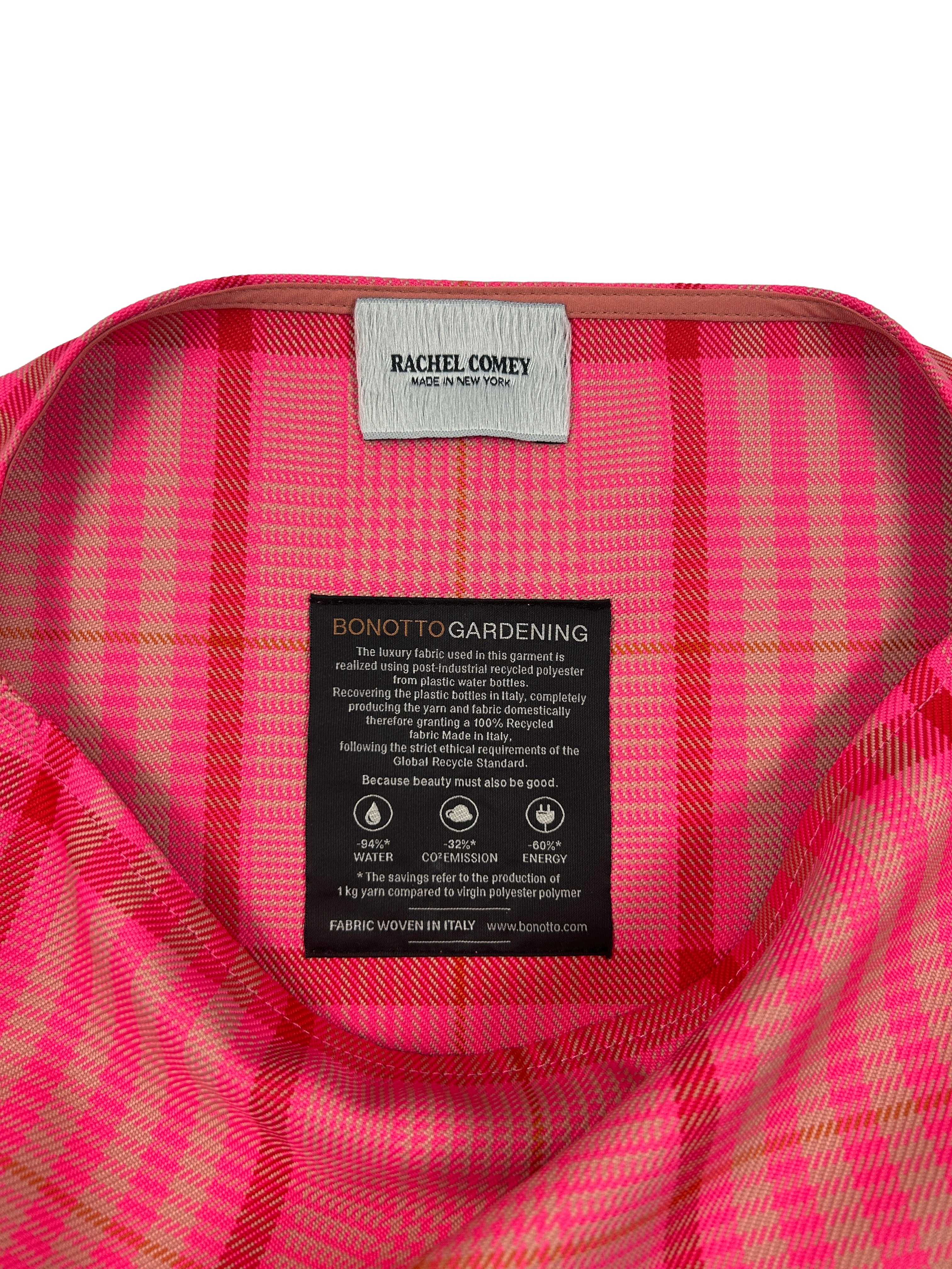Rachel Comey Plaid Batwing Sleeve Top